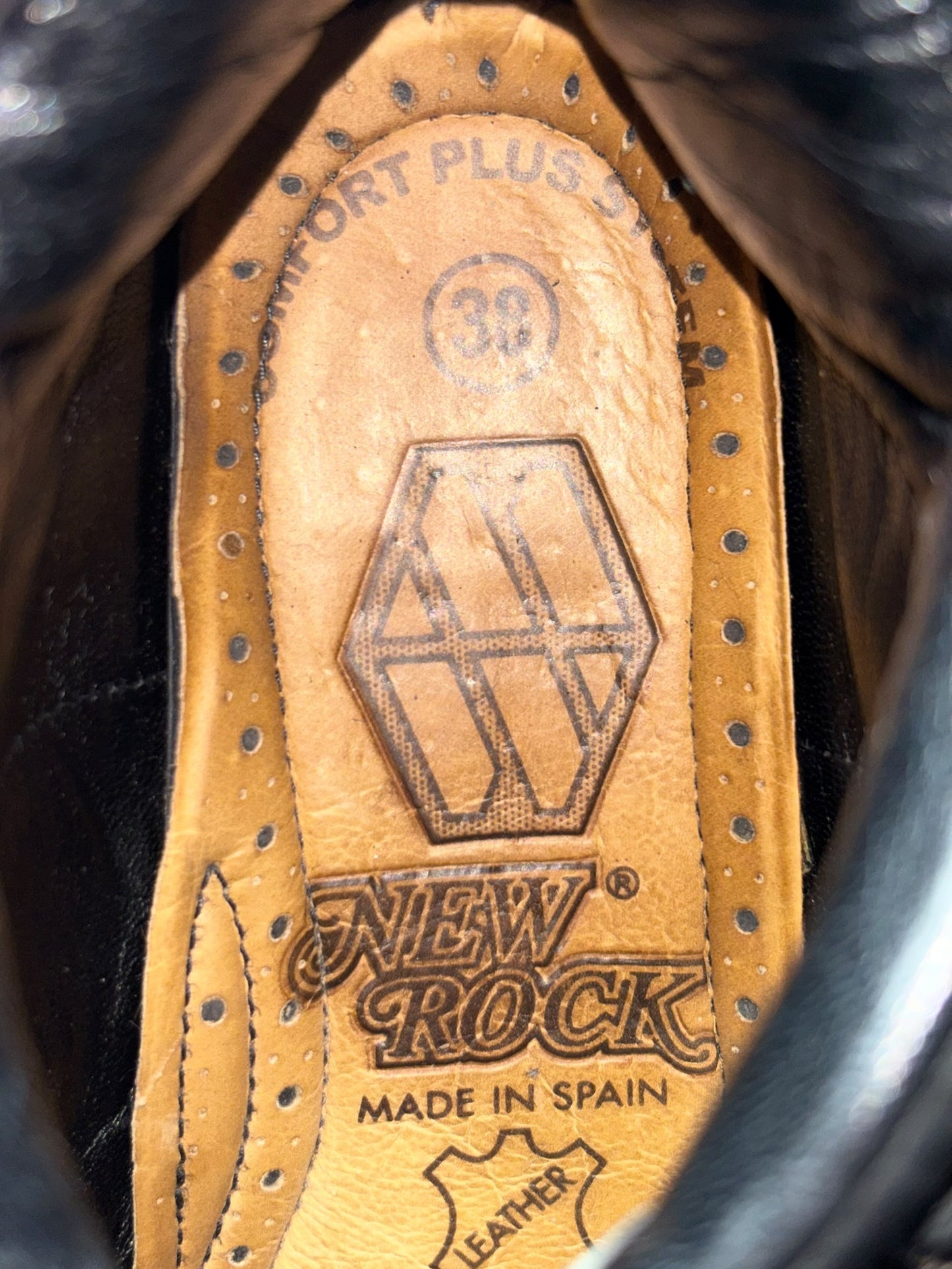 Vintage New Rock spiky platform boots