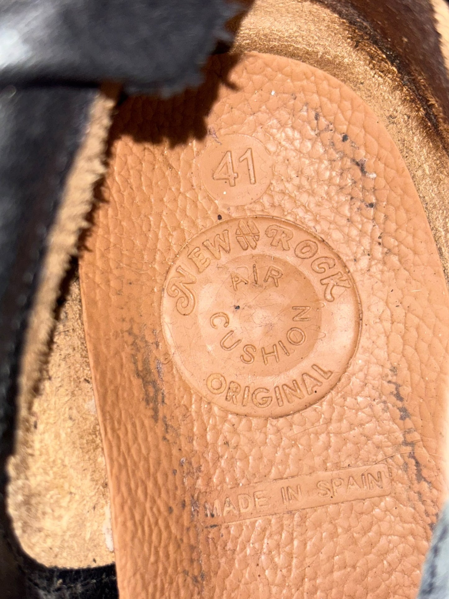 New Rock mega platform techno leather boots