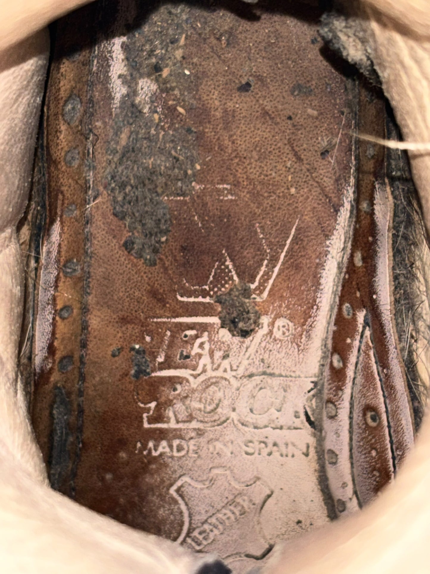 Vintage New Rock knee high terminator sole platform boots