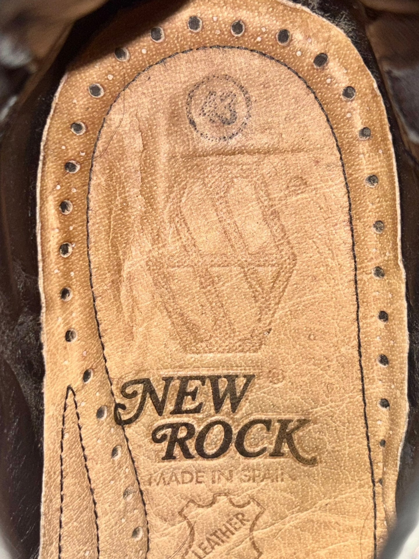 Vintage New Rock reactor platform boots size 43