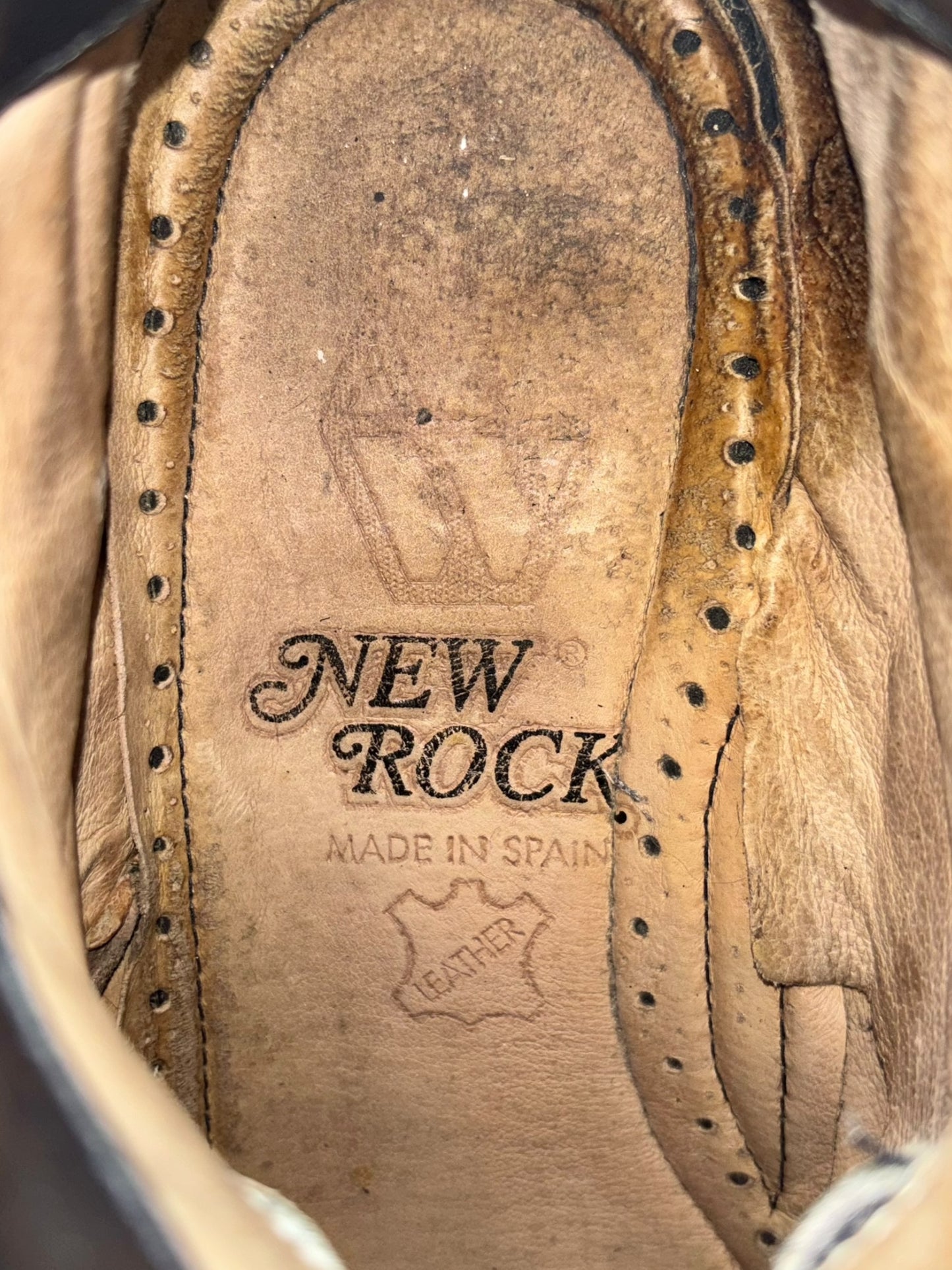 RARE vintage New Rock techno platform boots size 43