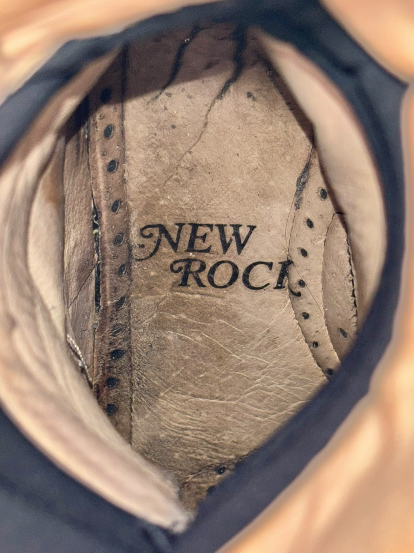 Extremely rare vintage 90s New Rock neptuno platform boots size 39