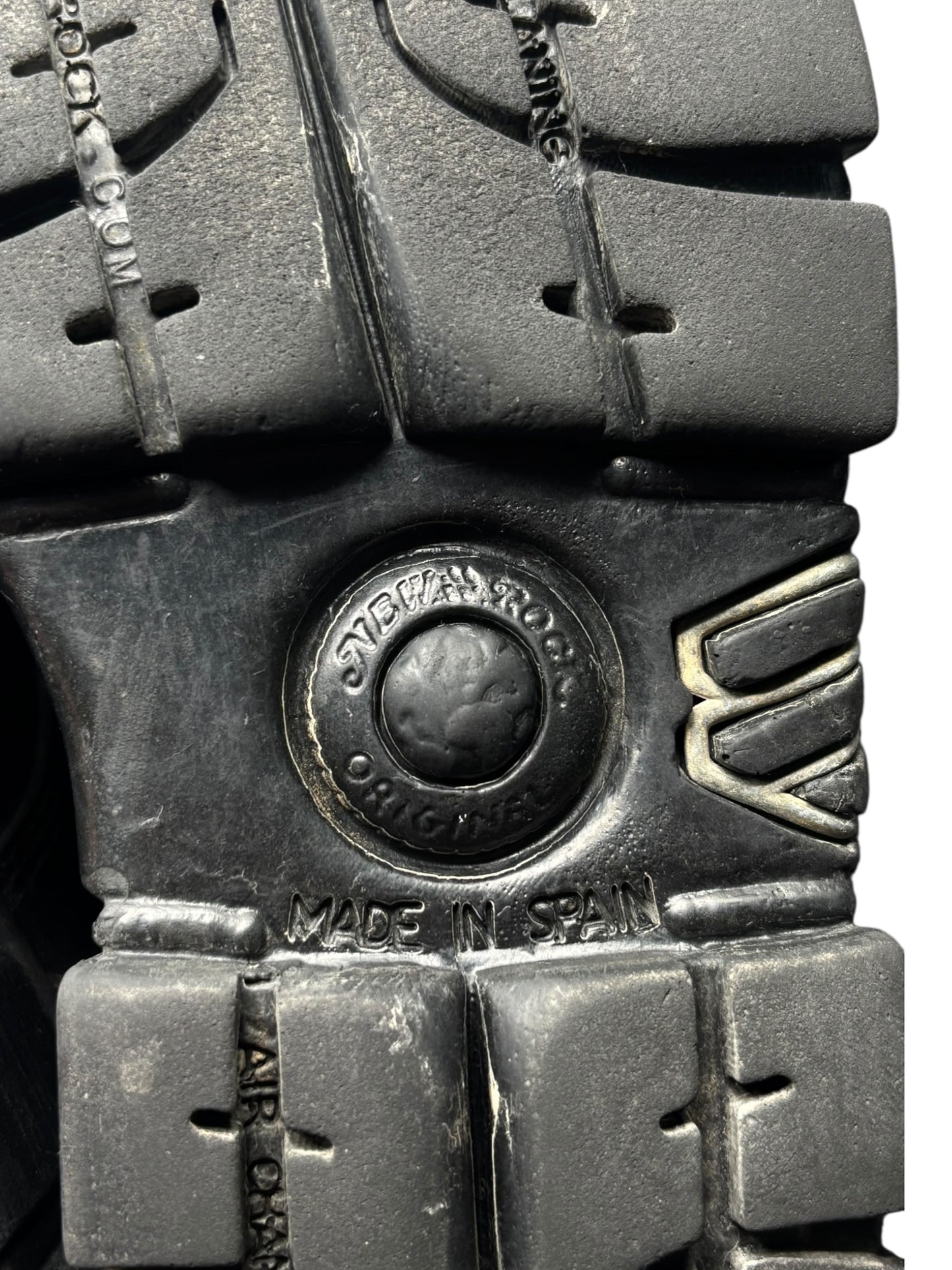 New Rock mili lace-up leather platform boots size 39