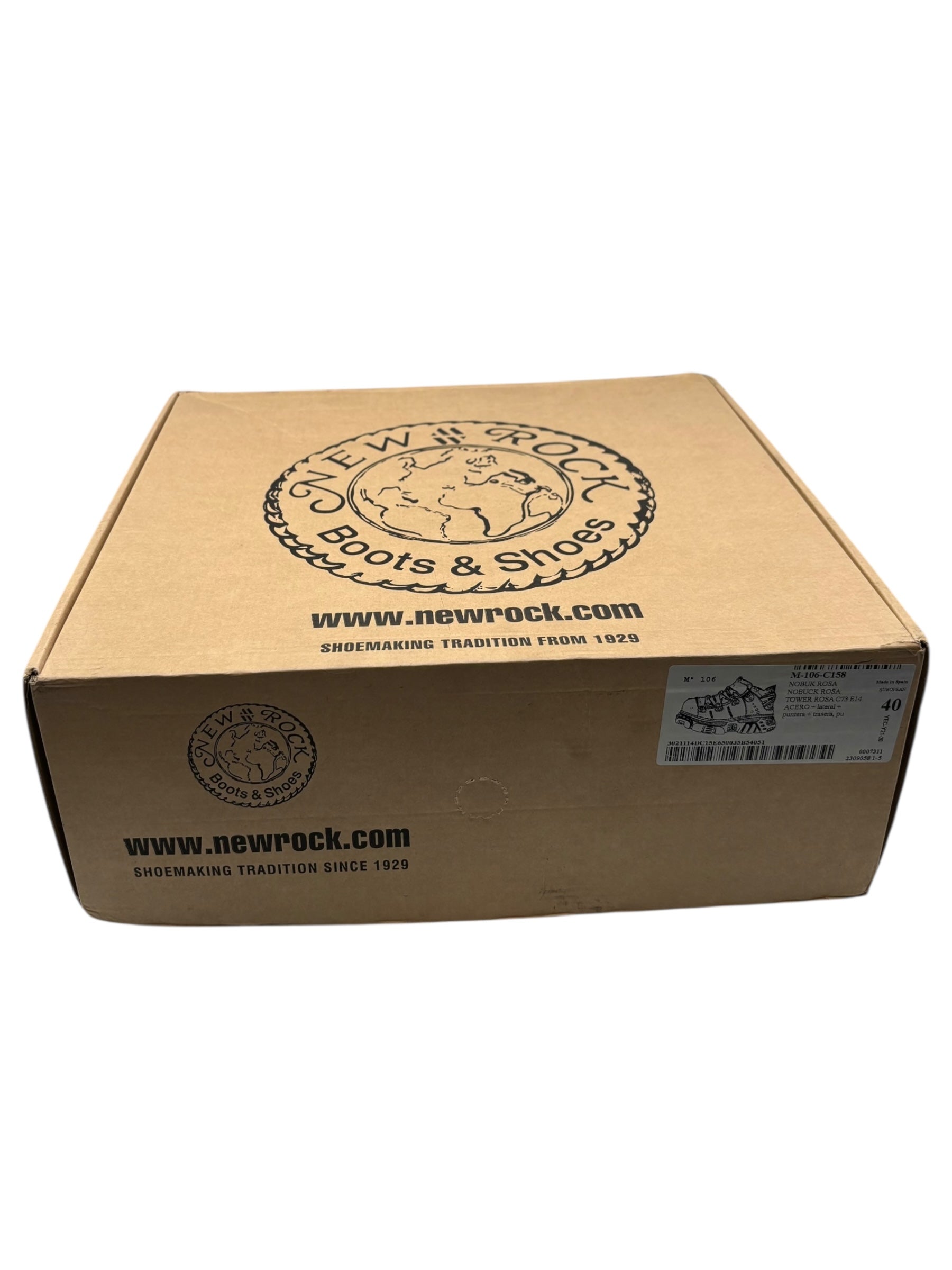 New Rock M-106-C58 pink platform boots size 44