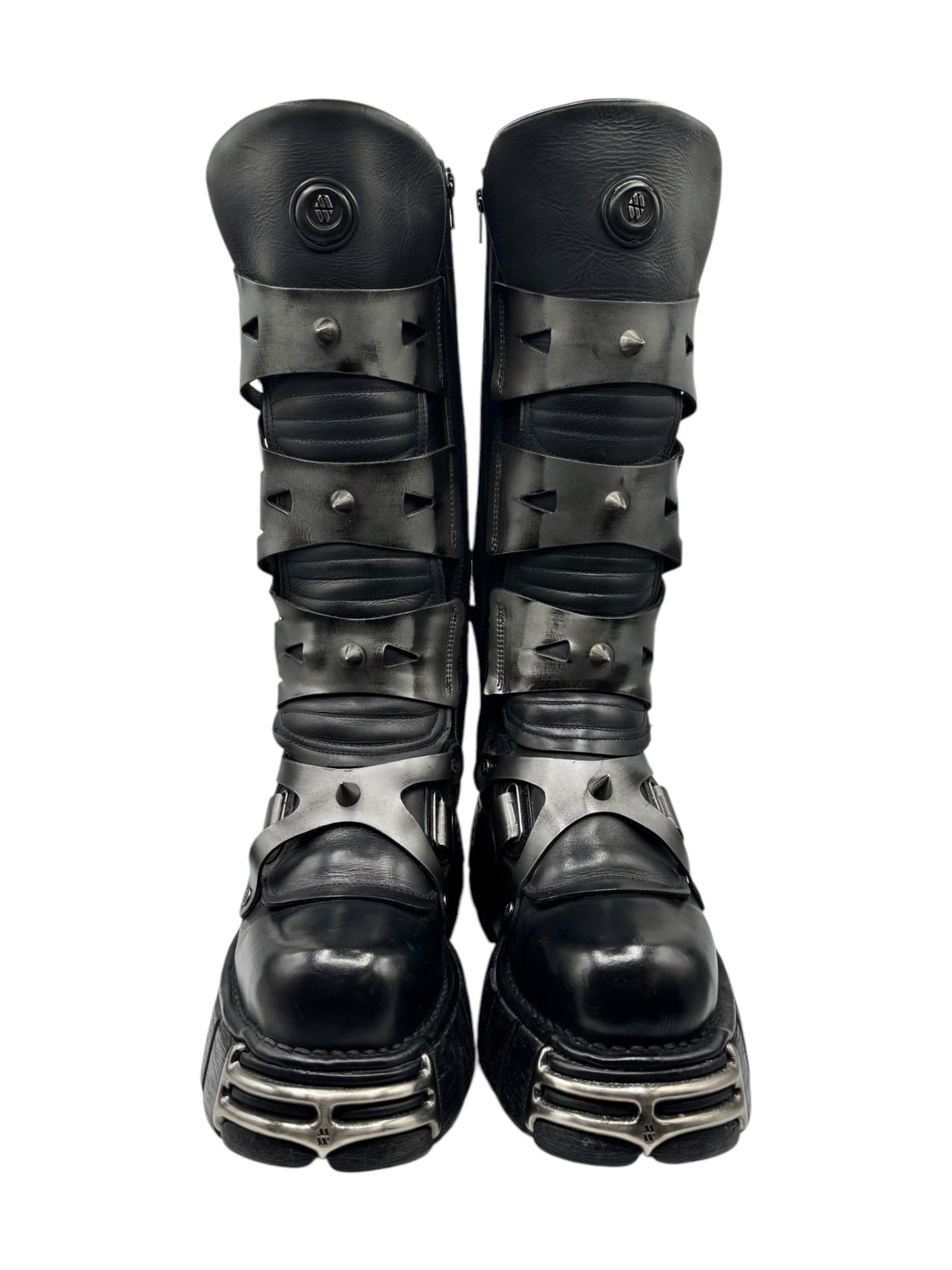 Vintage New Rock M-735-C10 knee high boots size 42