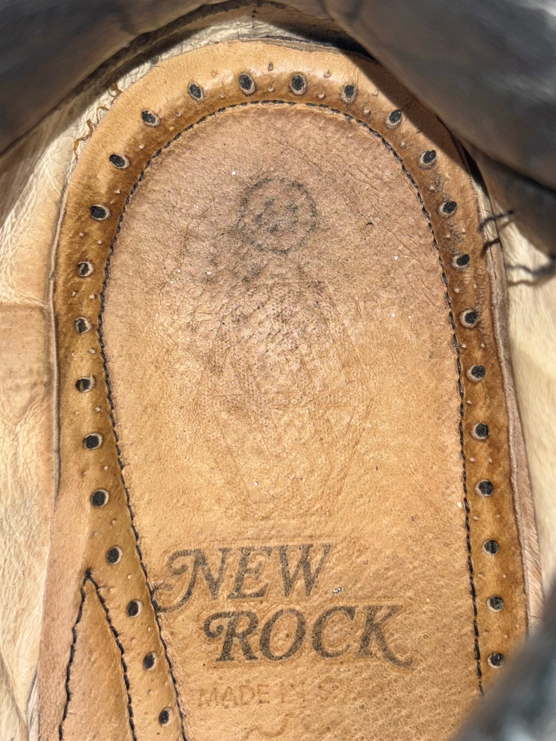 Vintage New Rock M.106-S1 platform boots size 44