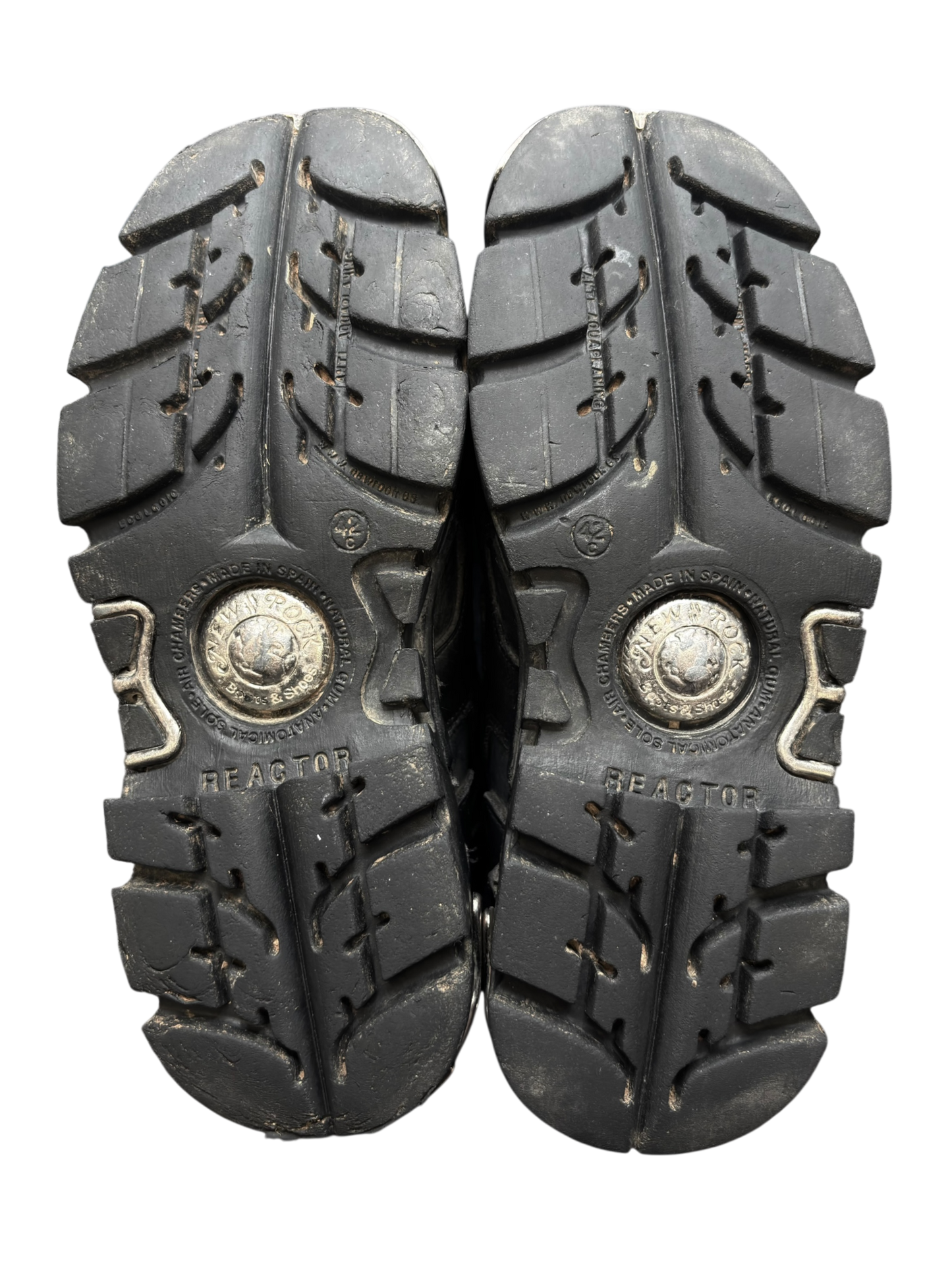 Vintage New Rock buckle grey reactor platform boots size 37