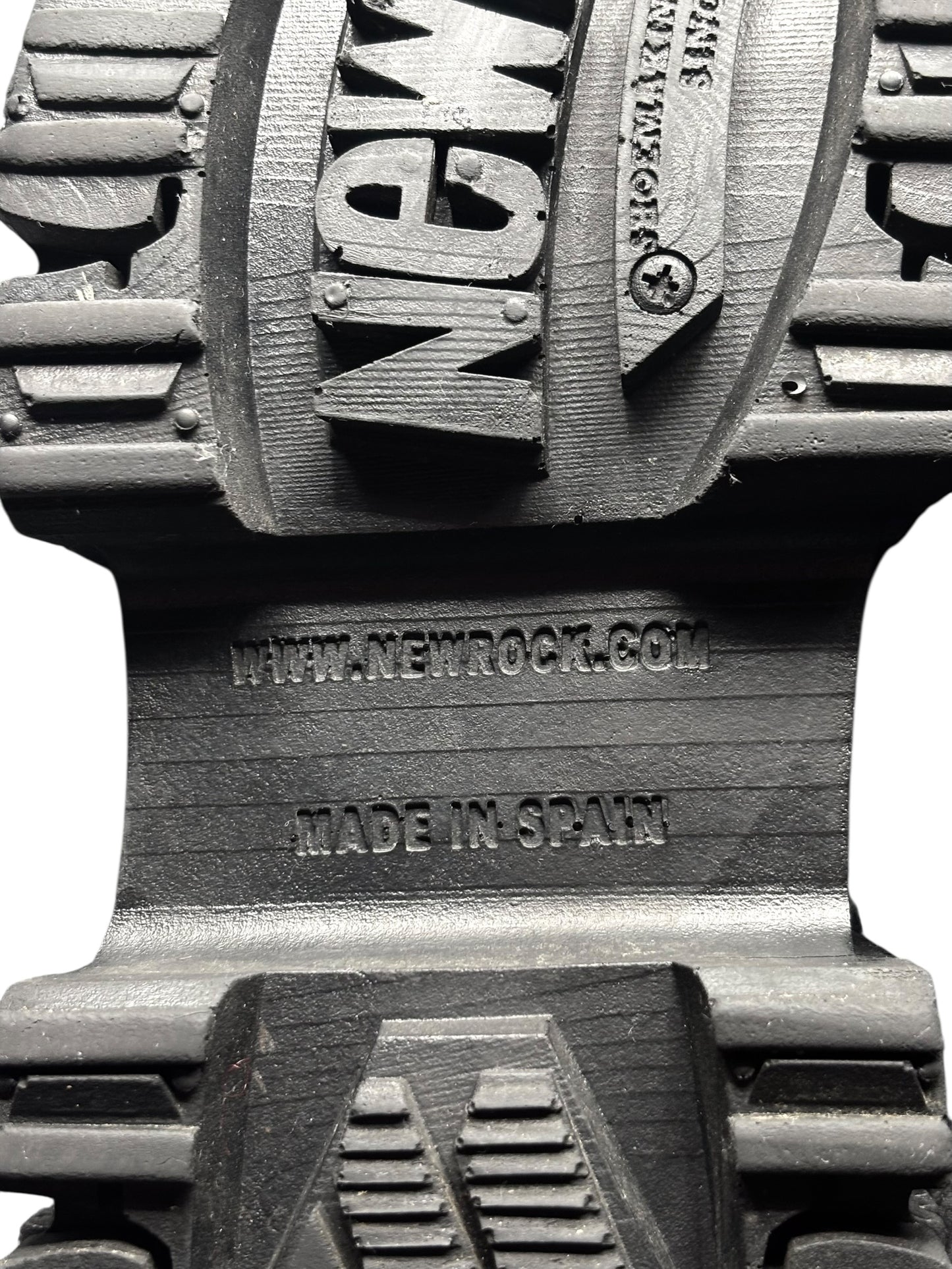 New Rock mega platform techno leather boots