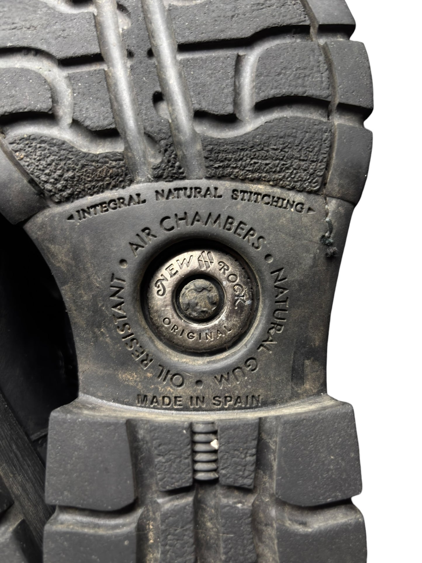 Vintage New Rock leather biker boots size 40