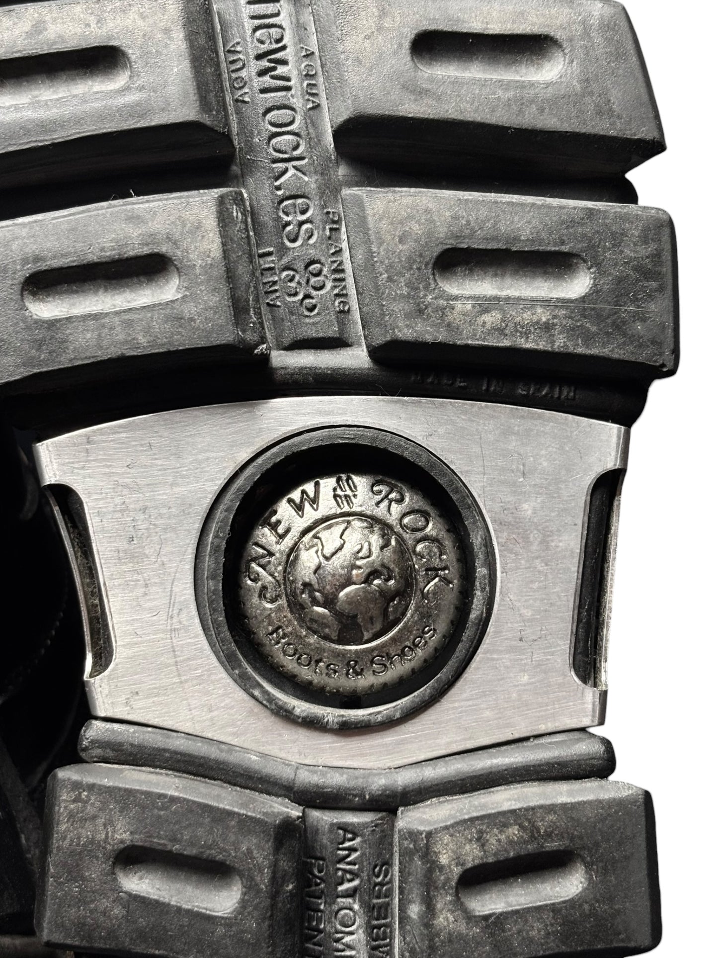 Vintage New Rock knee high terminator sole platform boots