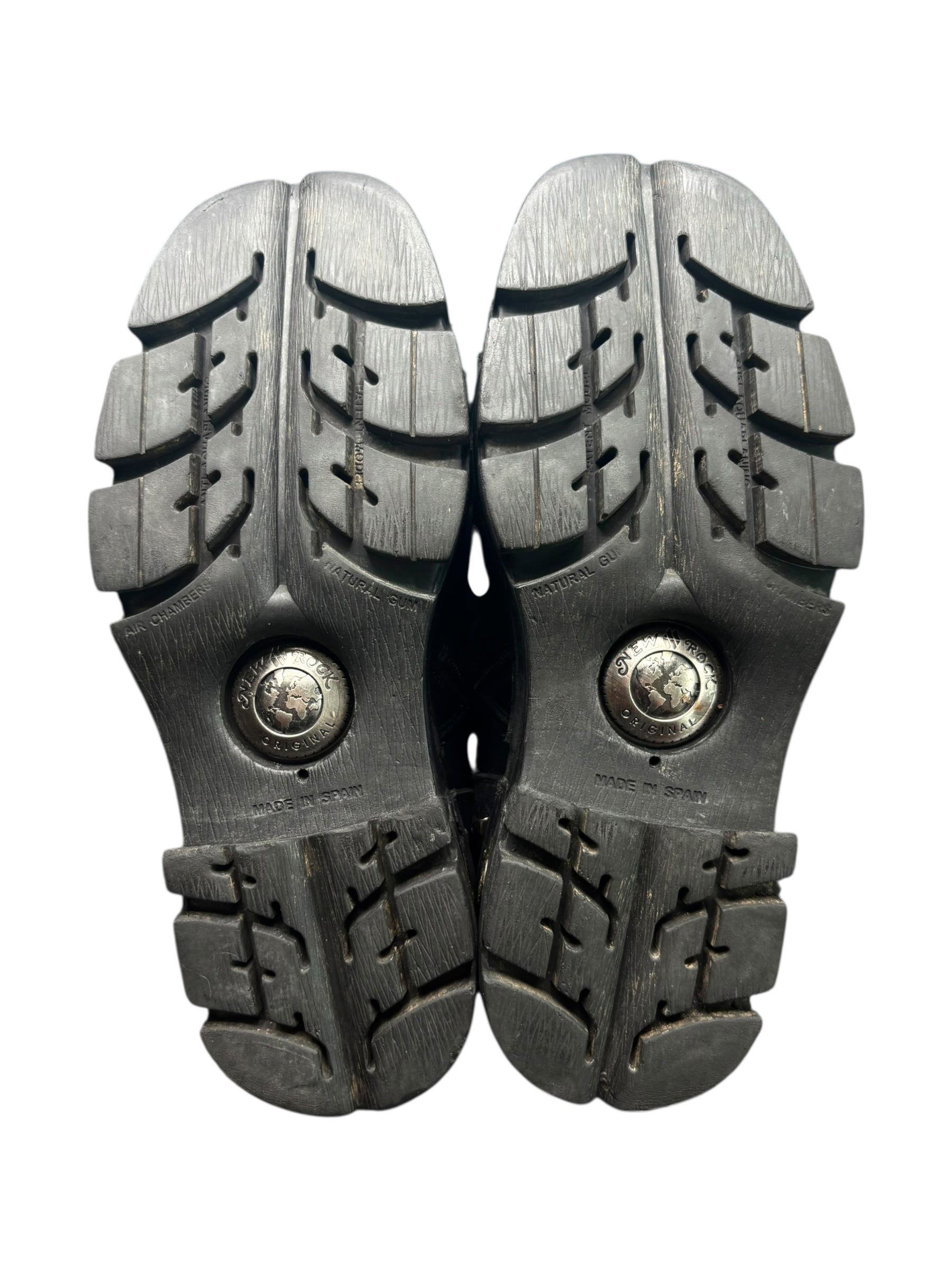 RARE vintage New Rock techno platform boots size 41