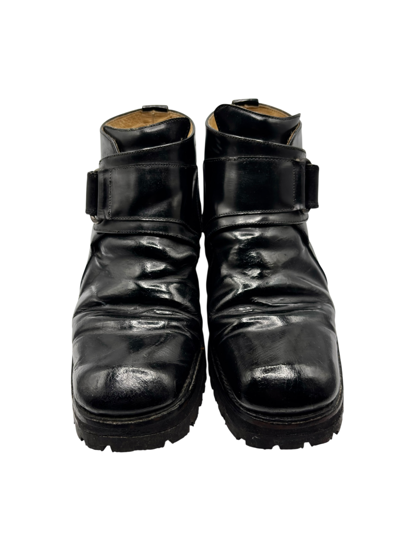 Vintage New Rock classic leather ankle boots size 41