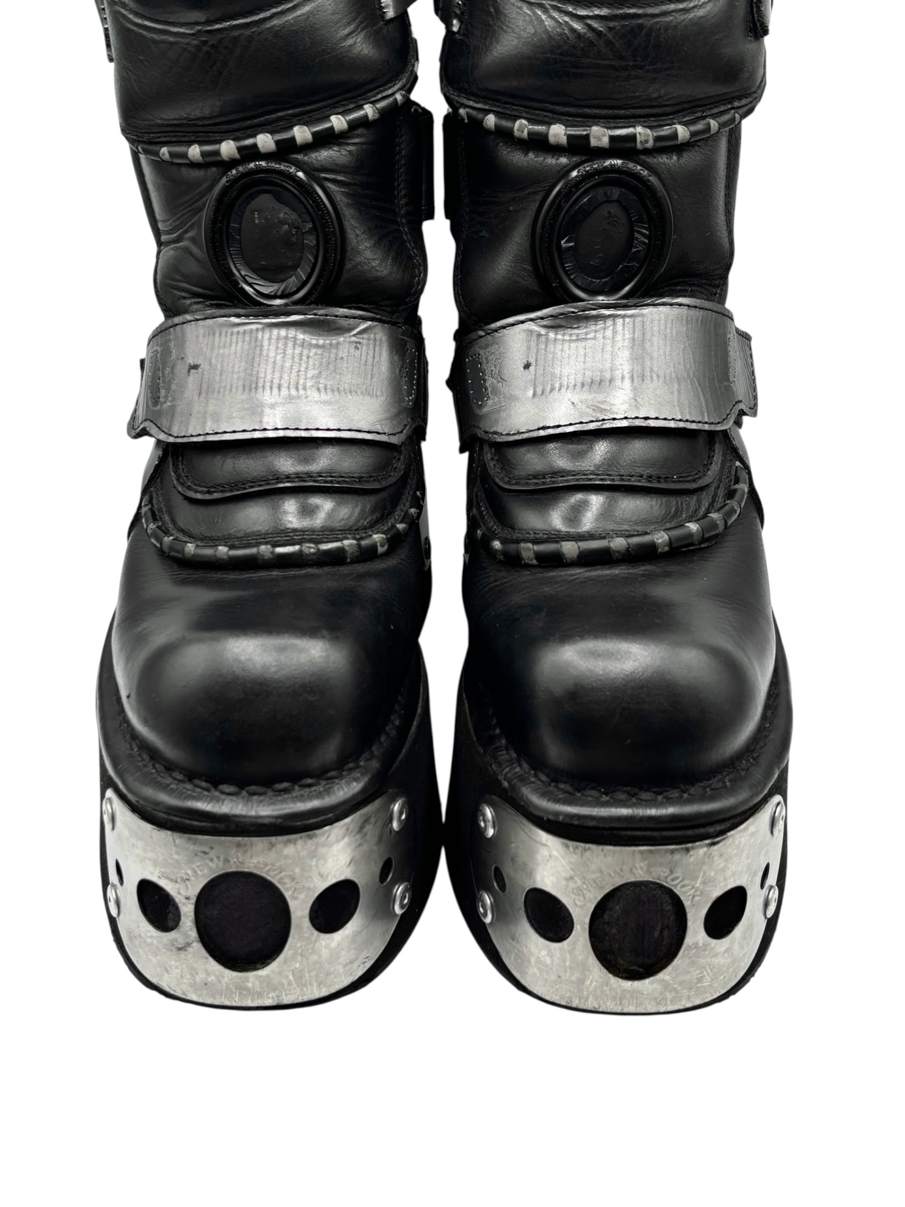 Extremely rare vintage 90s New Rock neptuno platform boots size 39