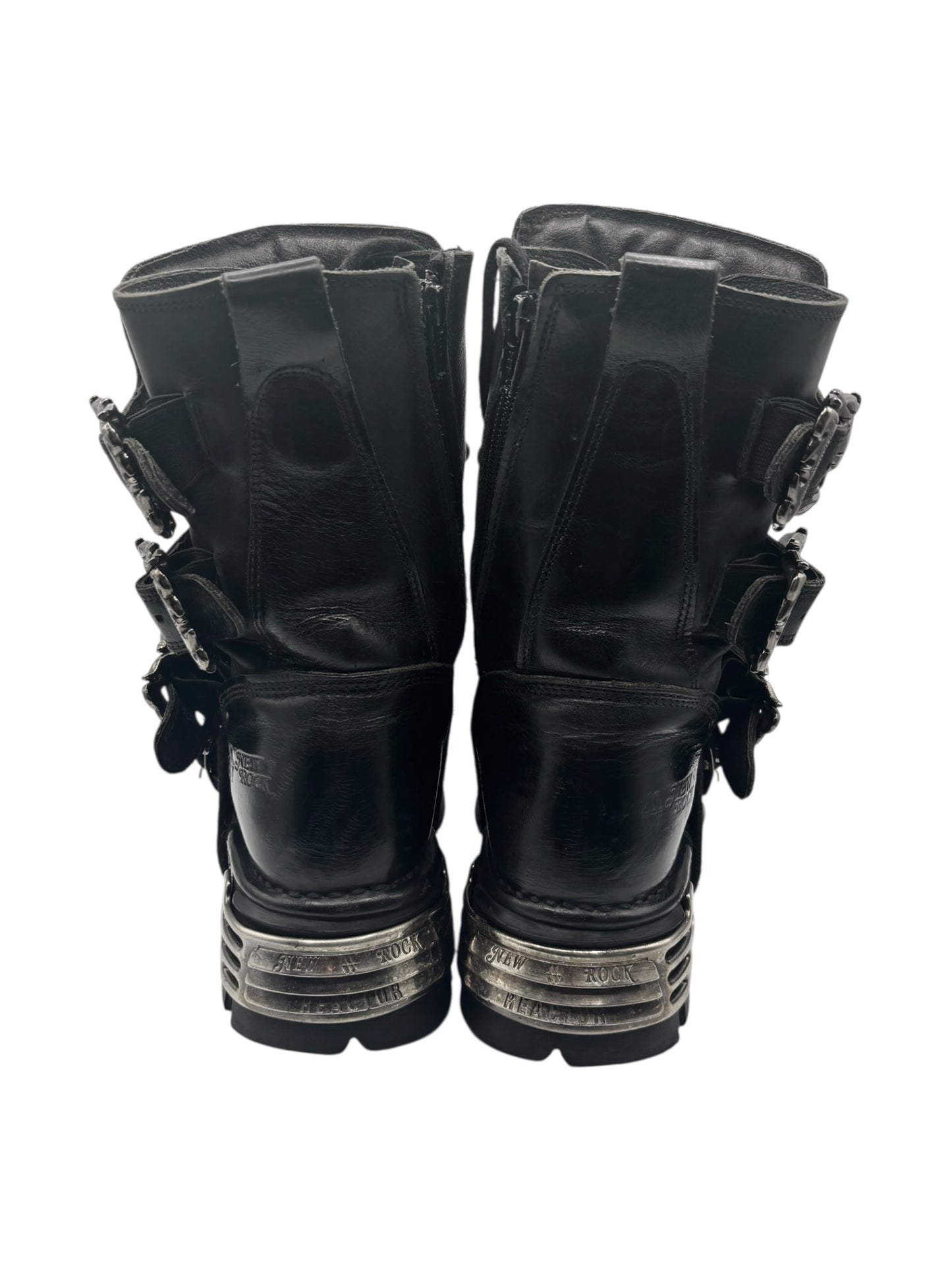 Rare vintage New Rock reactor leather boots size 36