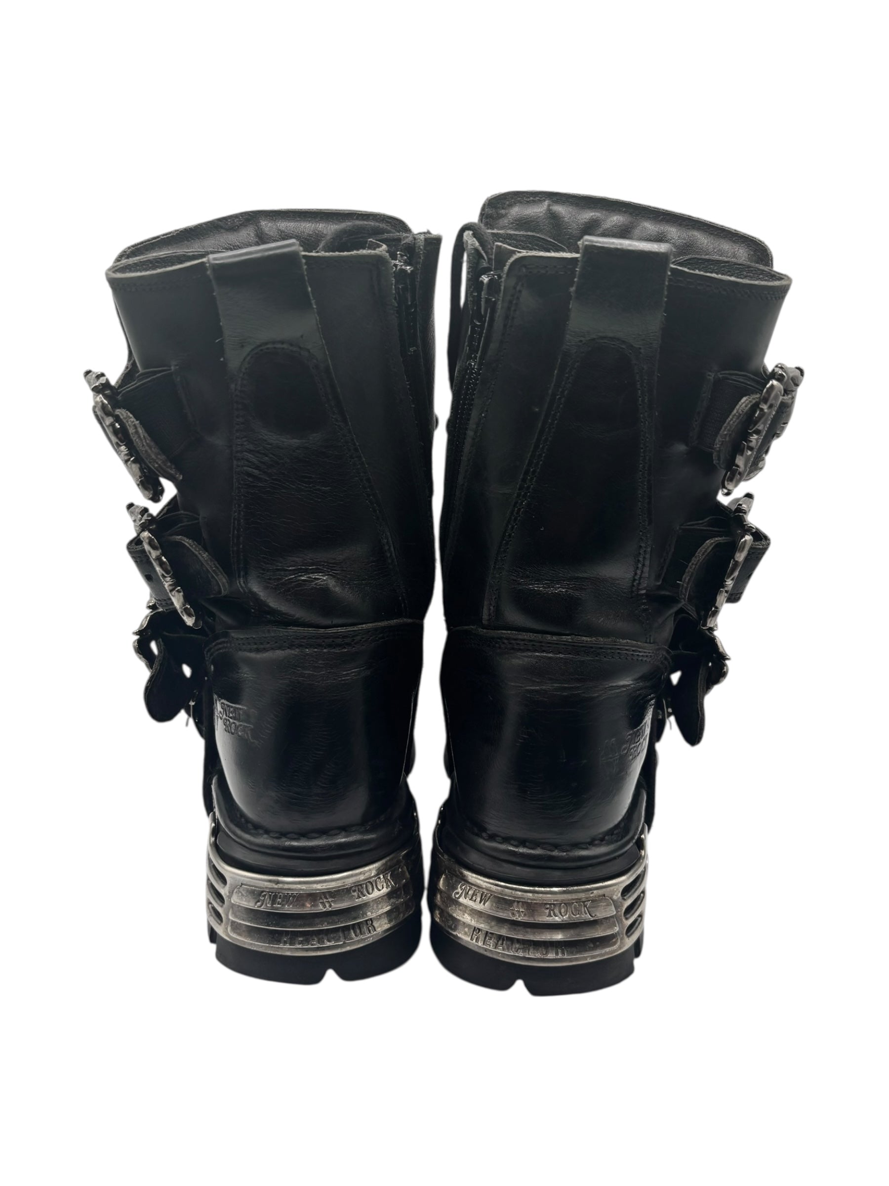 Rare vintage New Rock reactor leather boots size 36