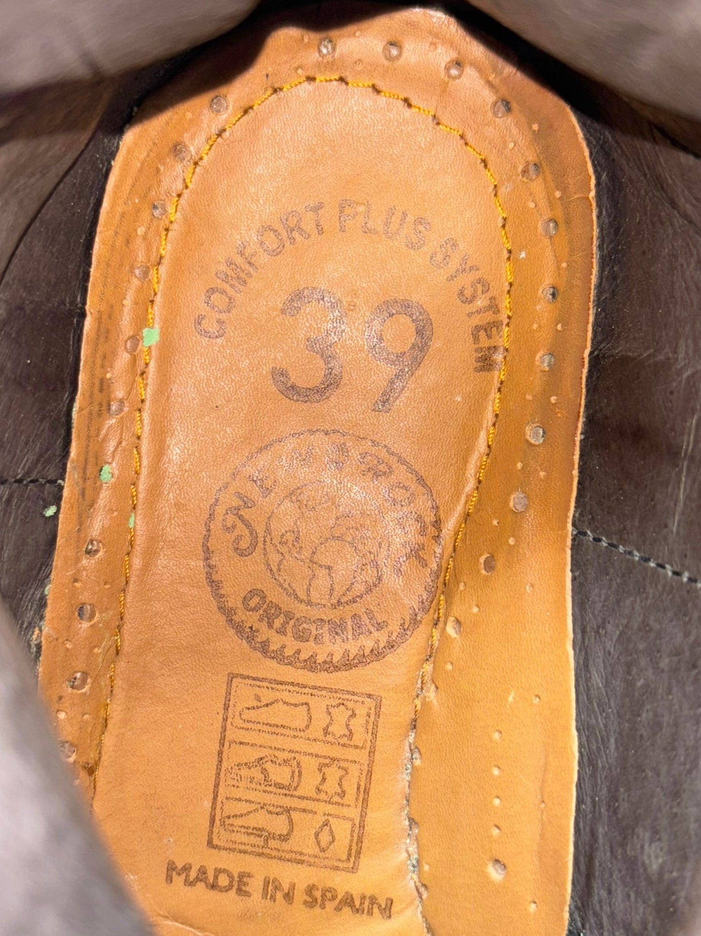 Rare vintage New Rock patterned M106 platform boots size 39