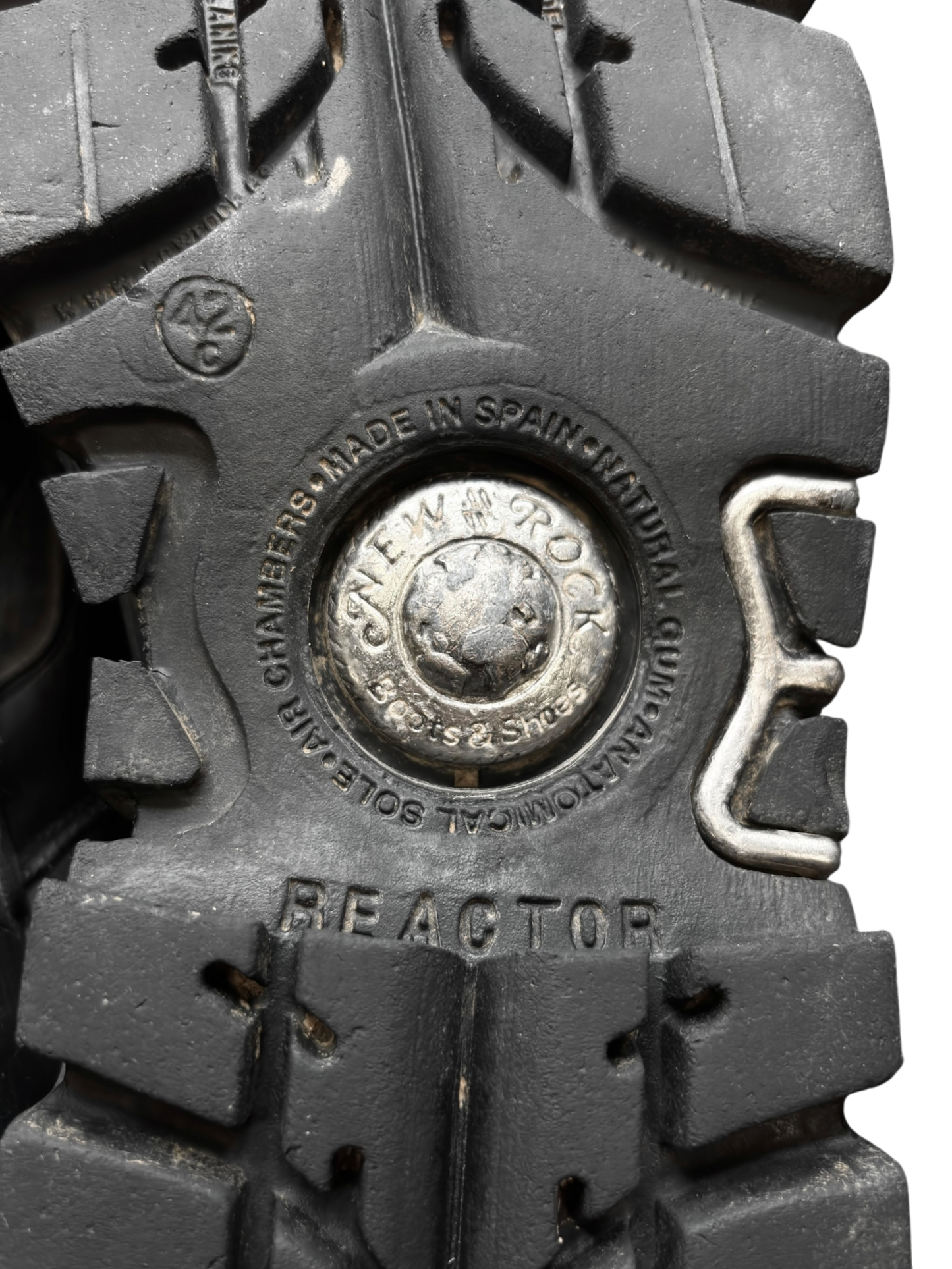 Vintage New Rock buckle grey reactor platform boots size 37