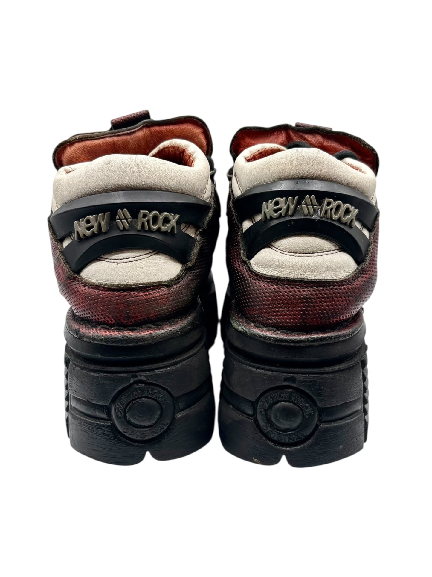 New Rock M.106 red platform boots size 38