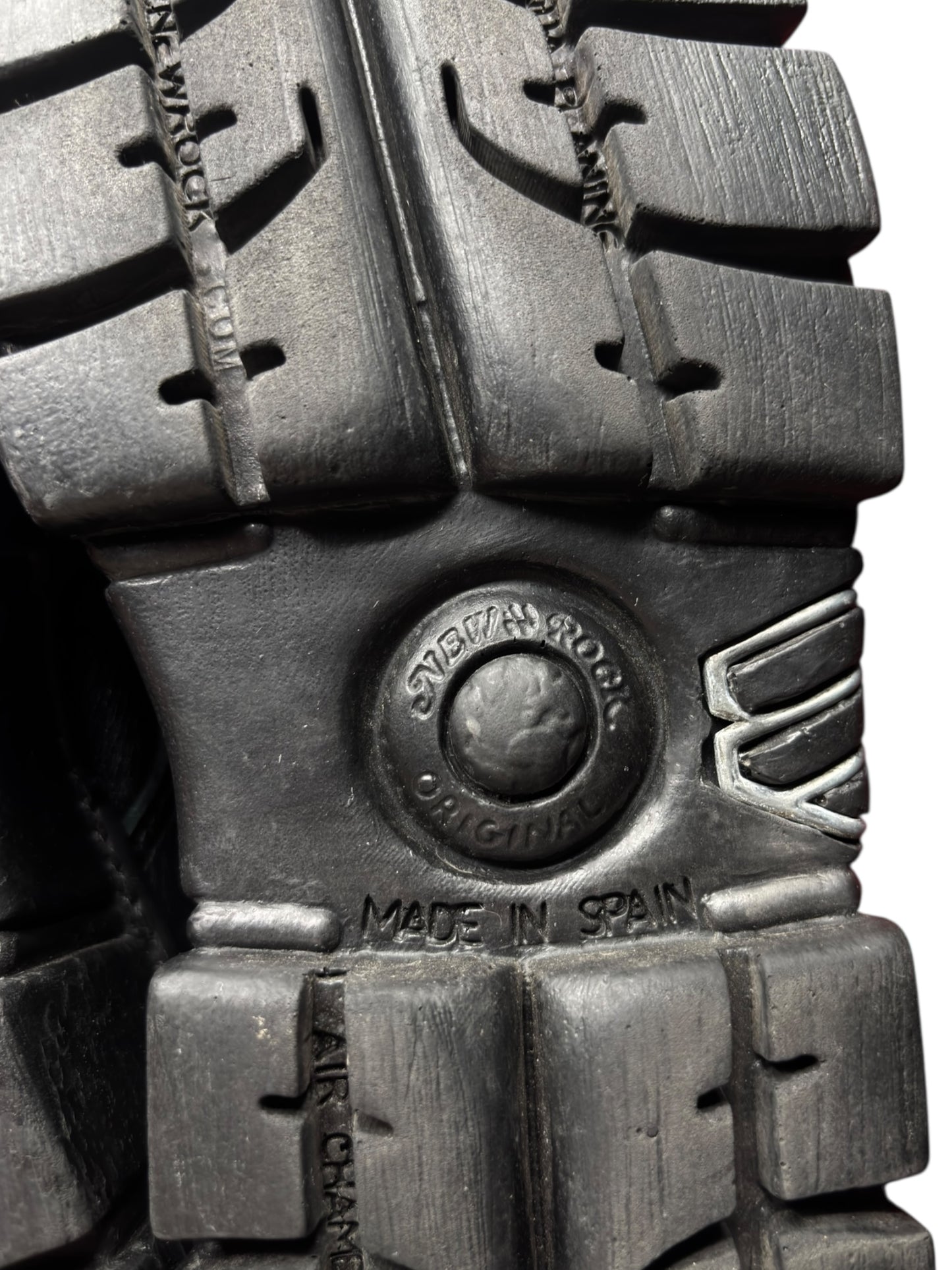 New Rock mili lace-up leather platform boots size 38