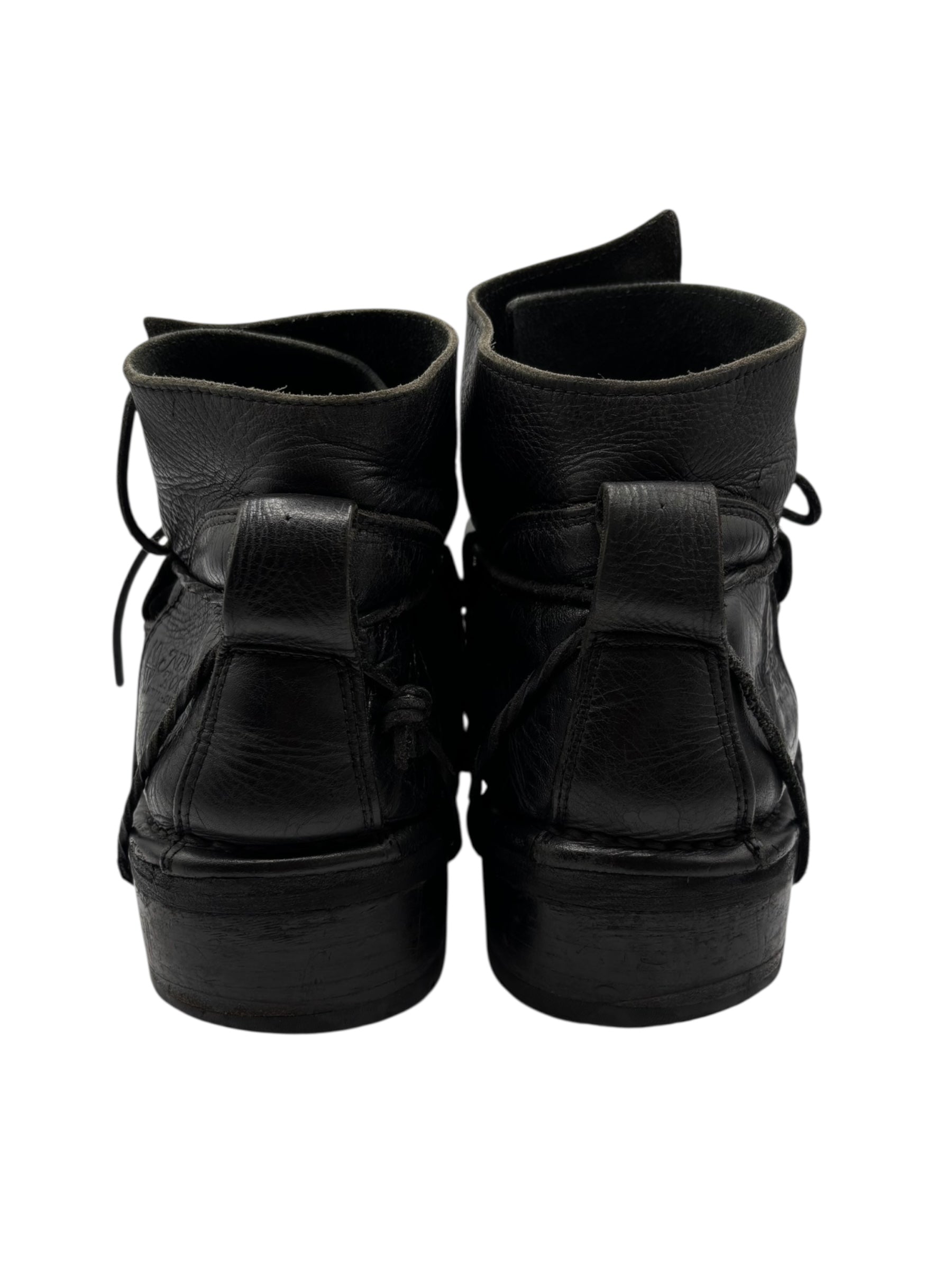 Vintage New Rock lace-up boots size 43