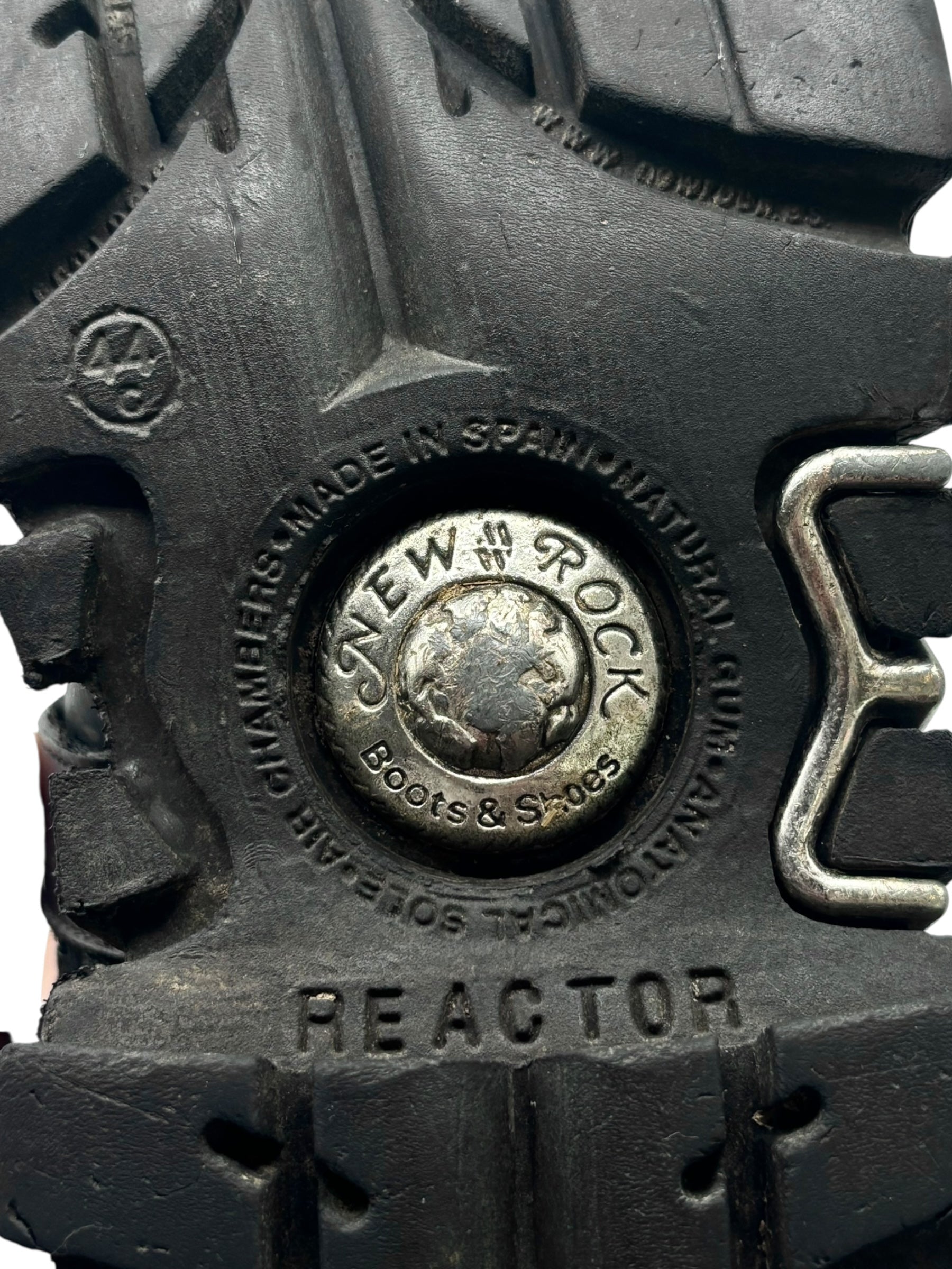 Rare vintage New Rock demon reactor leather boots size 42