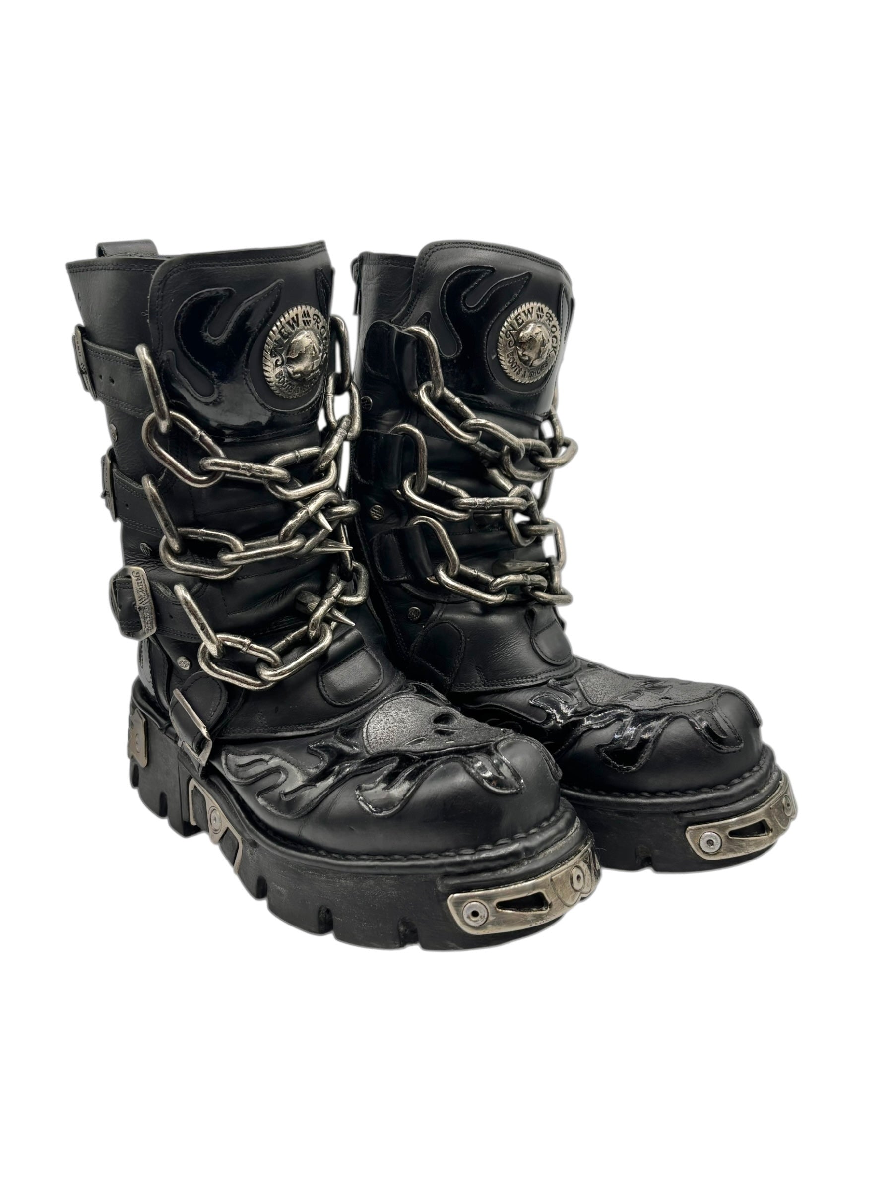 Vintage New Rock M-727-S1 boots size 41