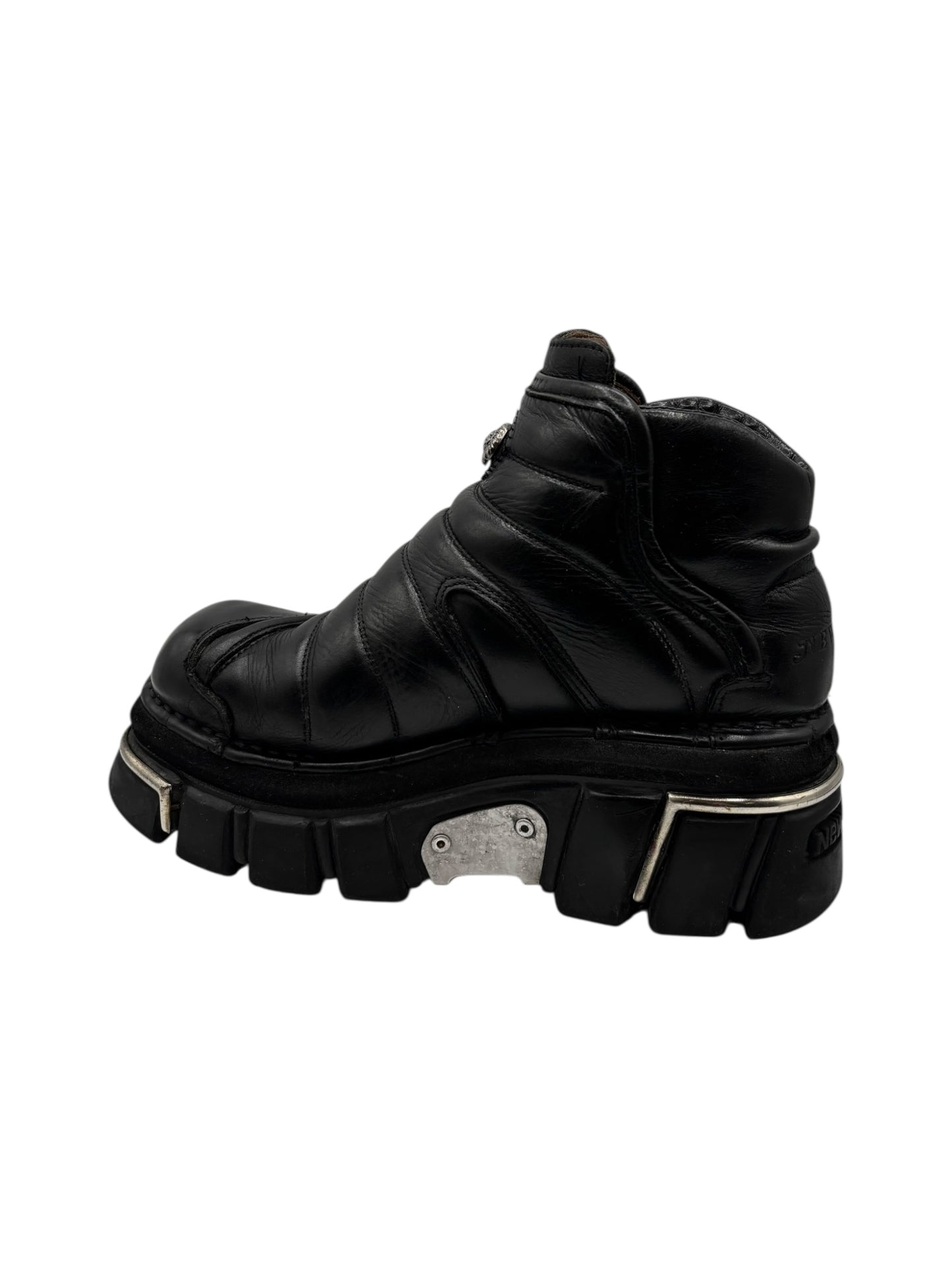 Vintage New Rock avant garde leather platform boots size 41