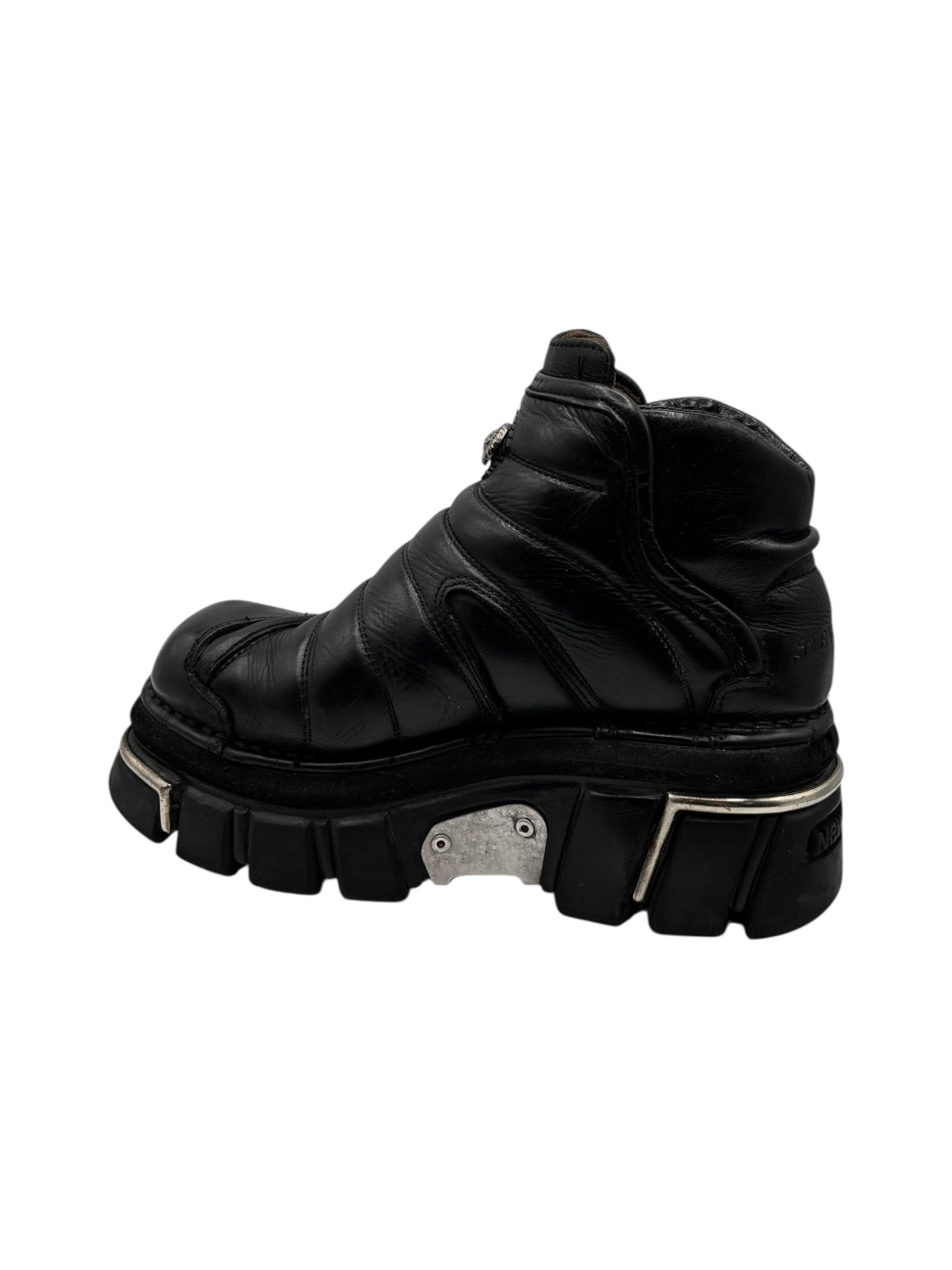 Vintage New Rock avant garde leather platform boots size 41