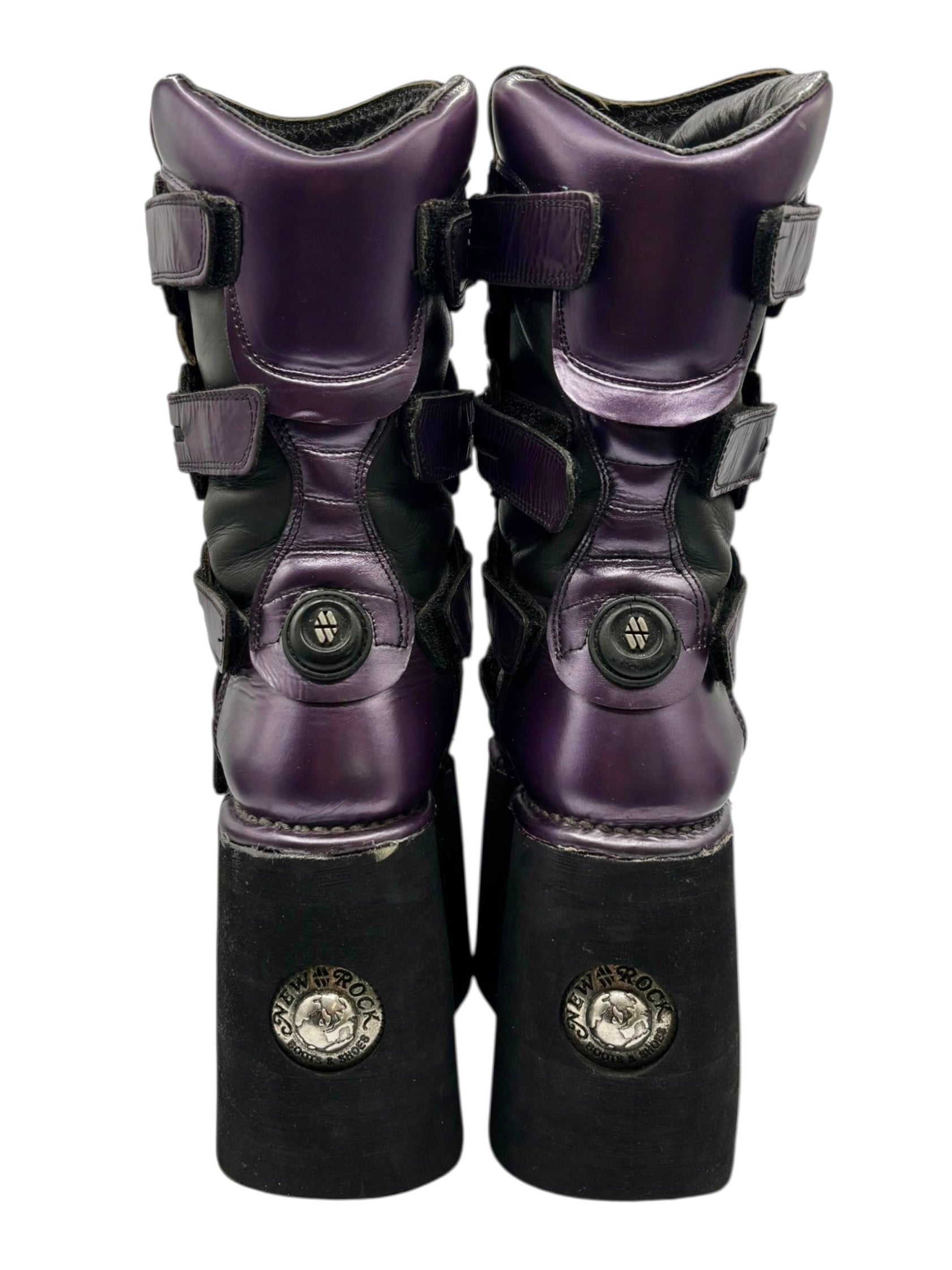 INSANELY RARE 1 of 1 vintage New Rock jupiter platform boots size 38