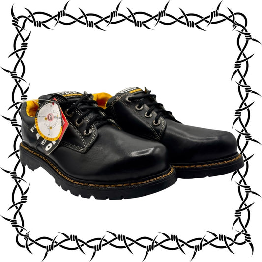 Vintage Gordon Jack classic black leather ankle boots size 44