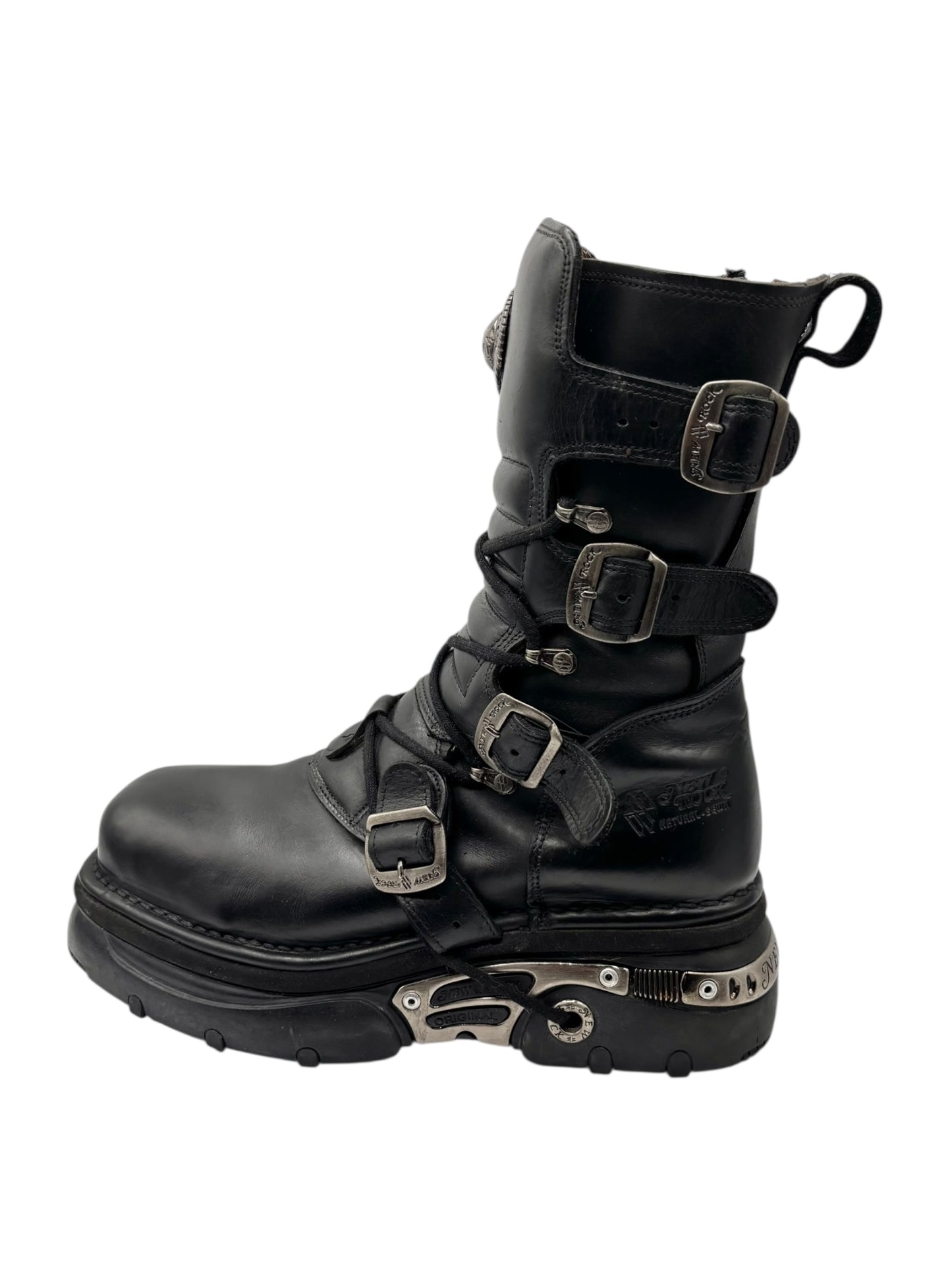 Vintage New Rock mid-calf platform boots size 45