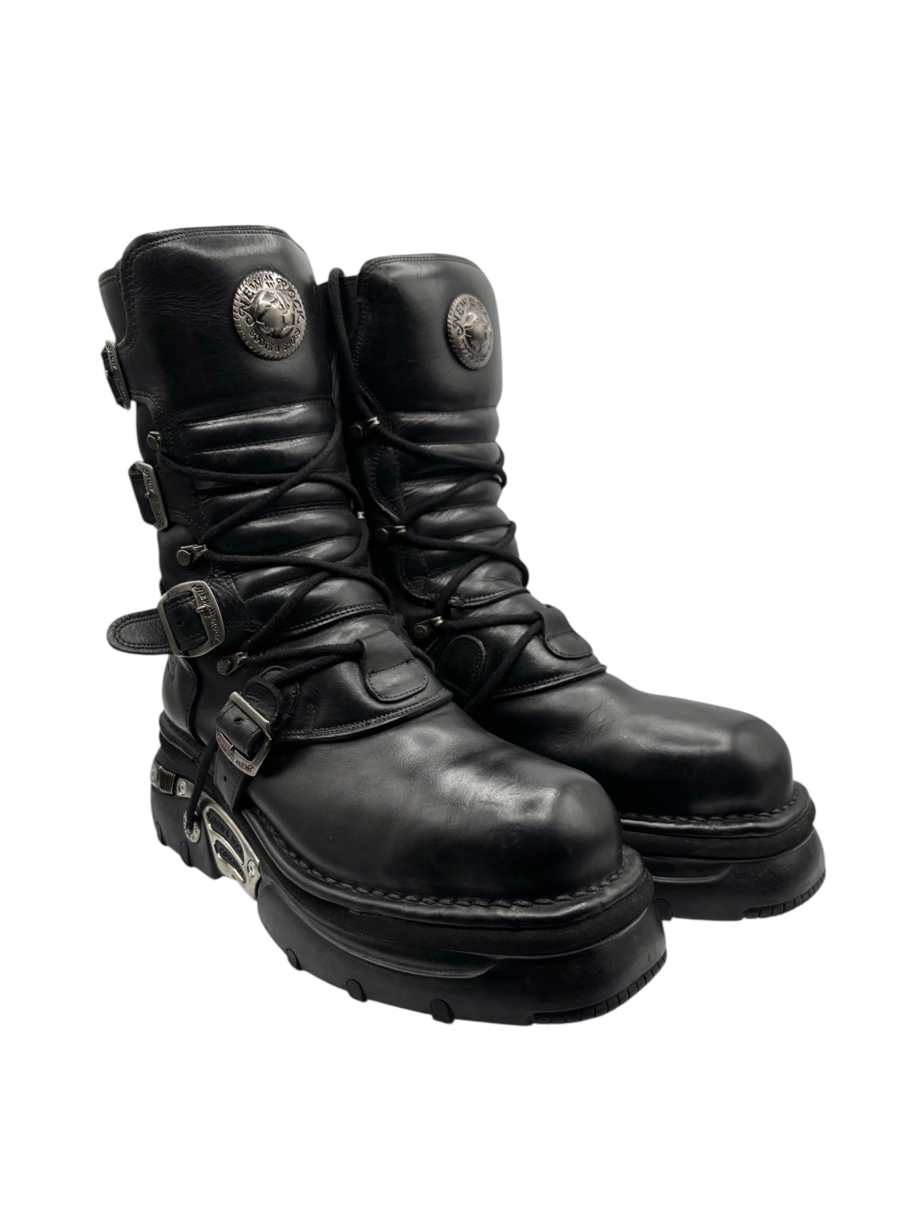 Vintage New Rock mid-calf platform boots size 45