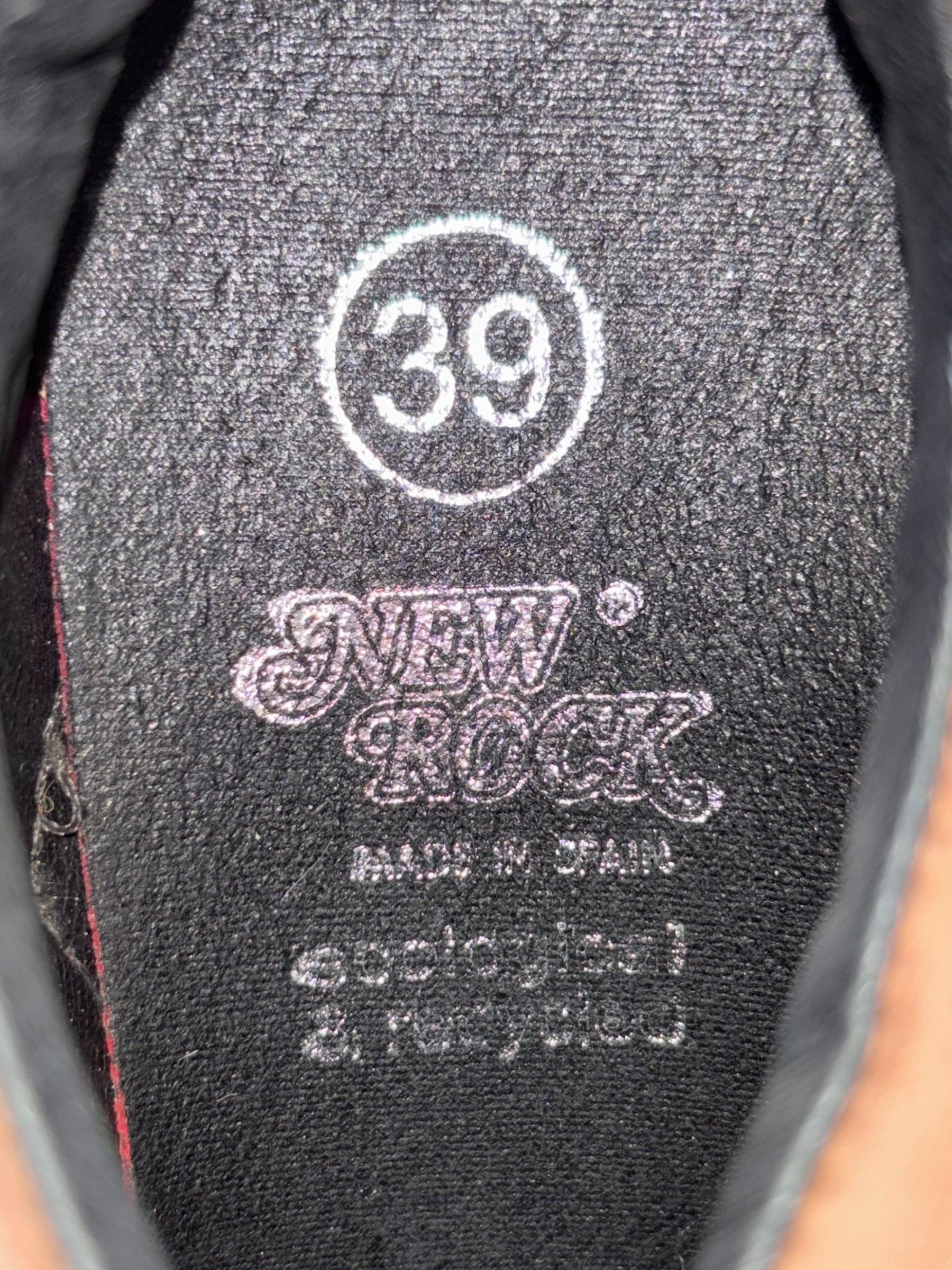 New Rock M-IMPACT010 leather sneakers size 39