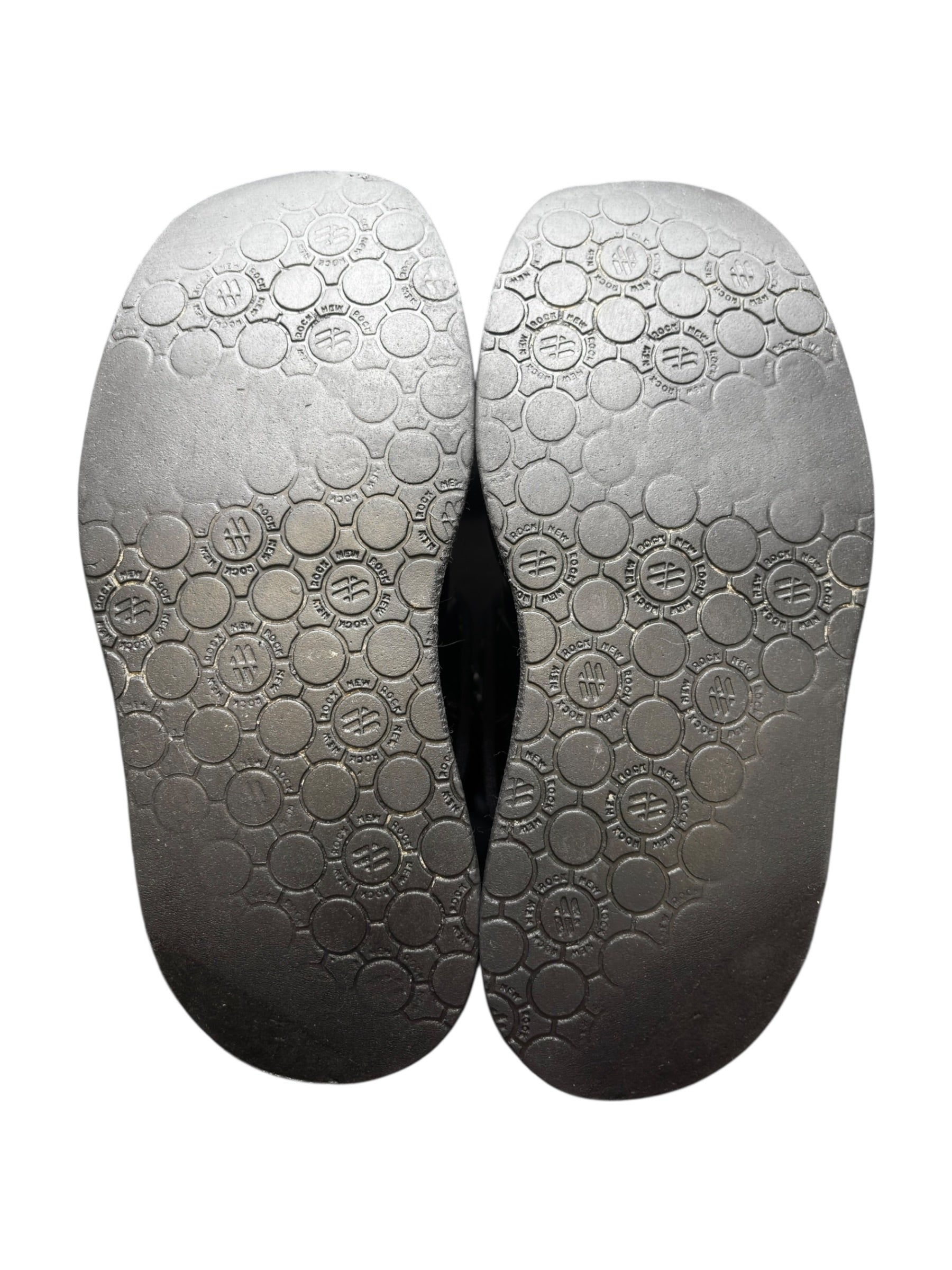 Vintage New Rock knee high neptuno leather boots size 38