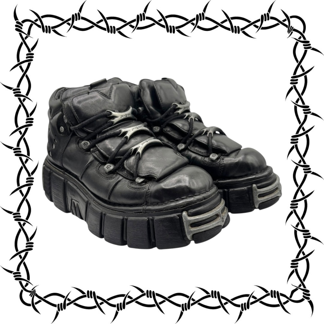 Vintage New Rock M.106-S1 platform boots size 44