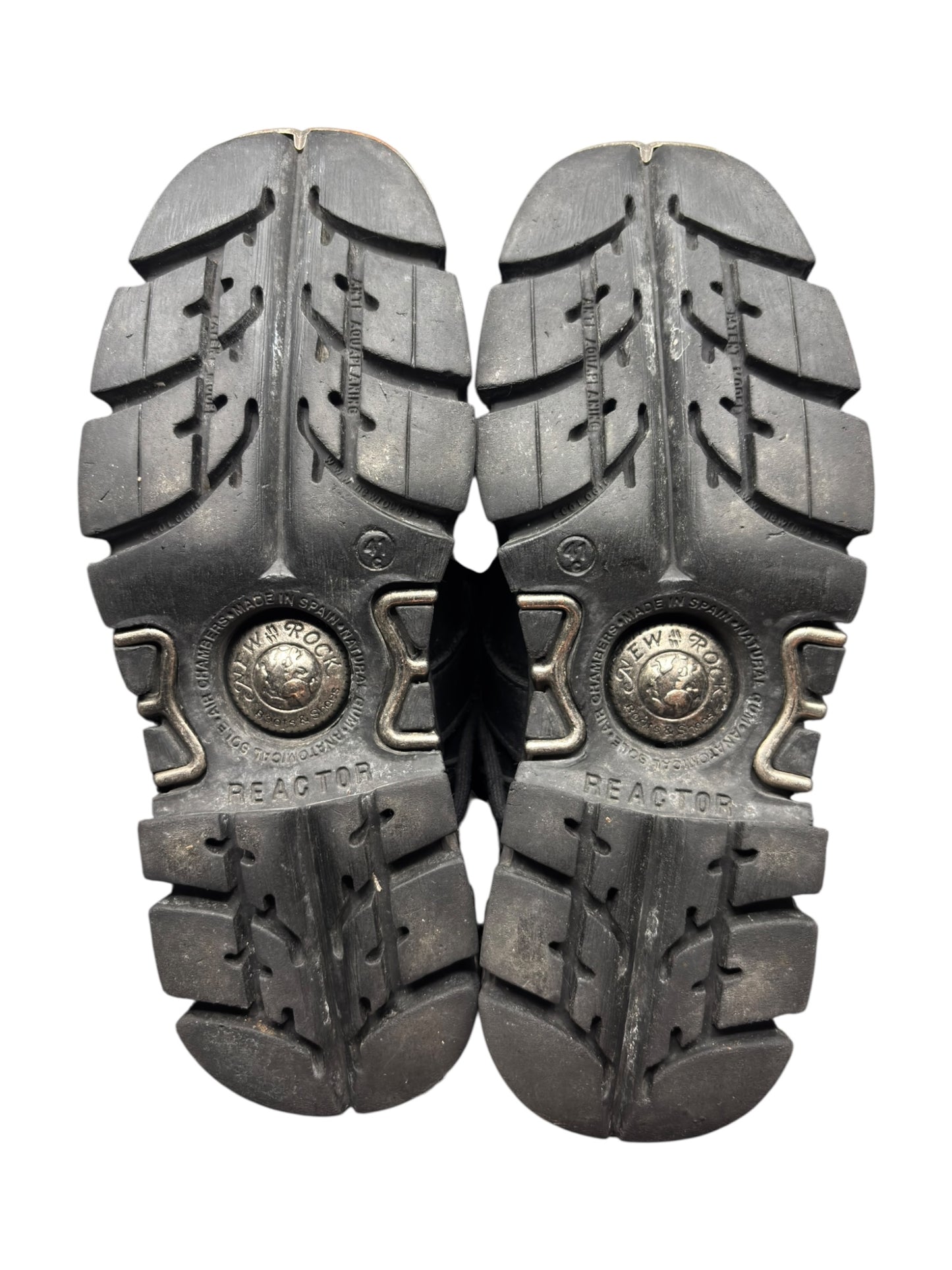 Vintage New Rock knee high reactor leather boots size 41