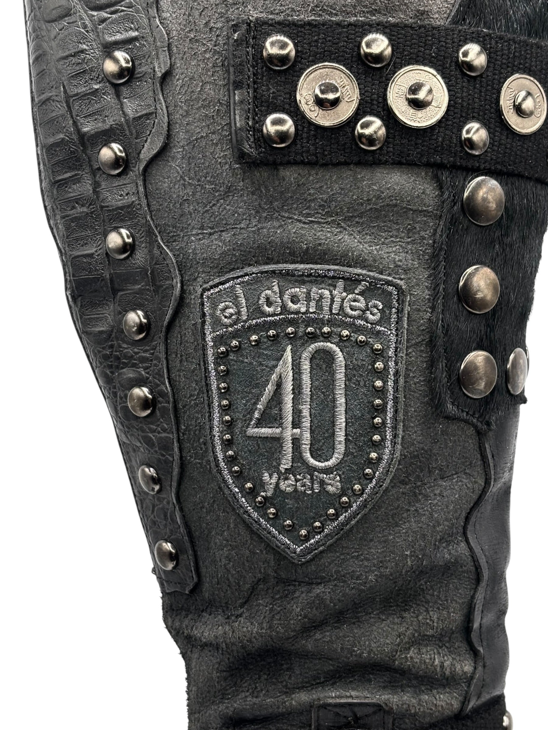 Vintage El Dantes knee high leather boots size 36