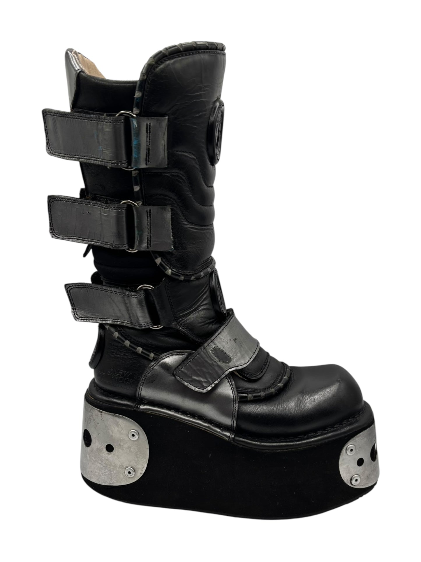 Extremely rare vintage 90s New Rock neptuno platform boots size 39