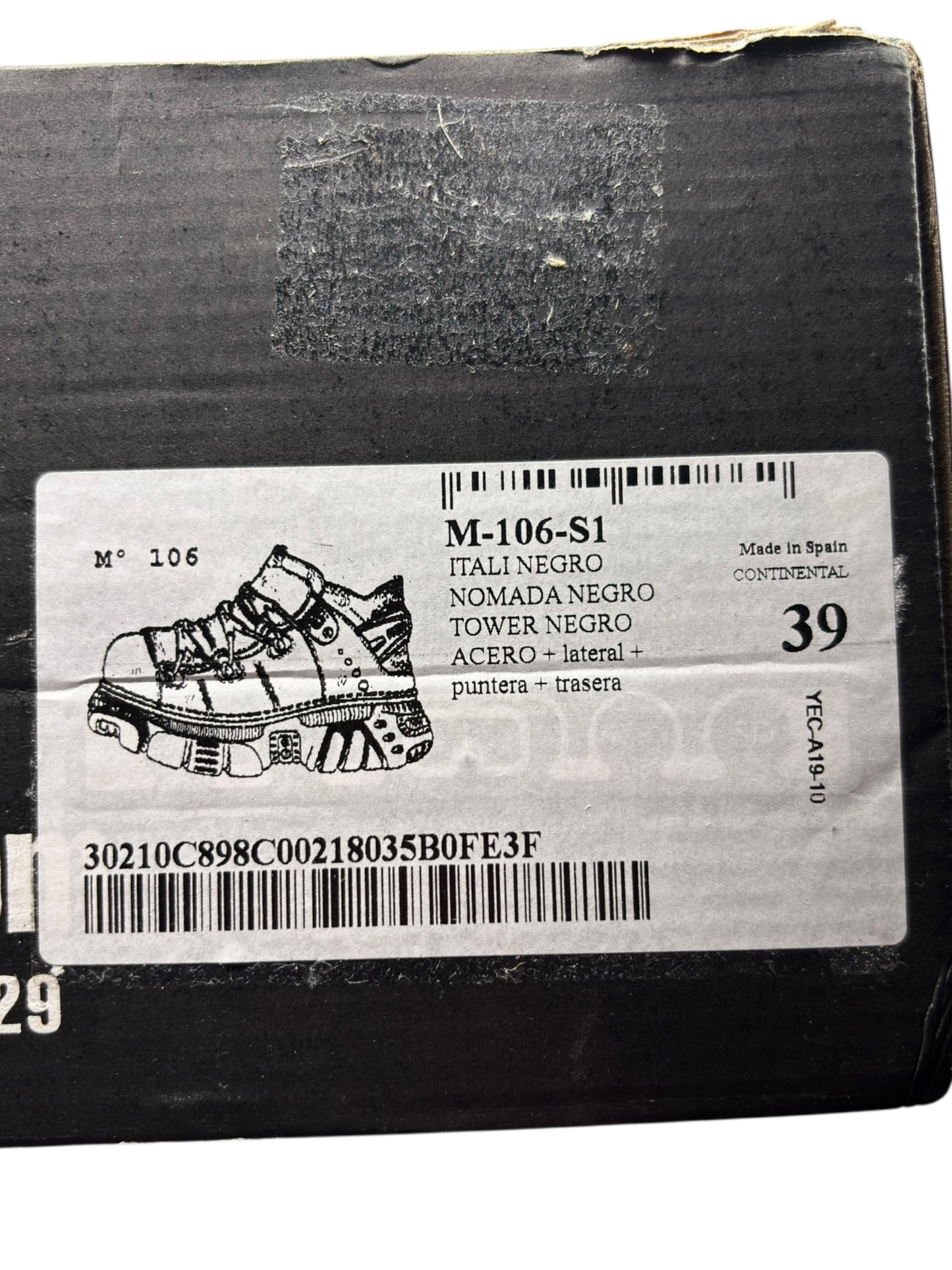 Vintage New Rock M-106-S1 platform boots size 41