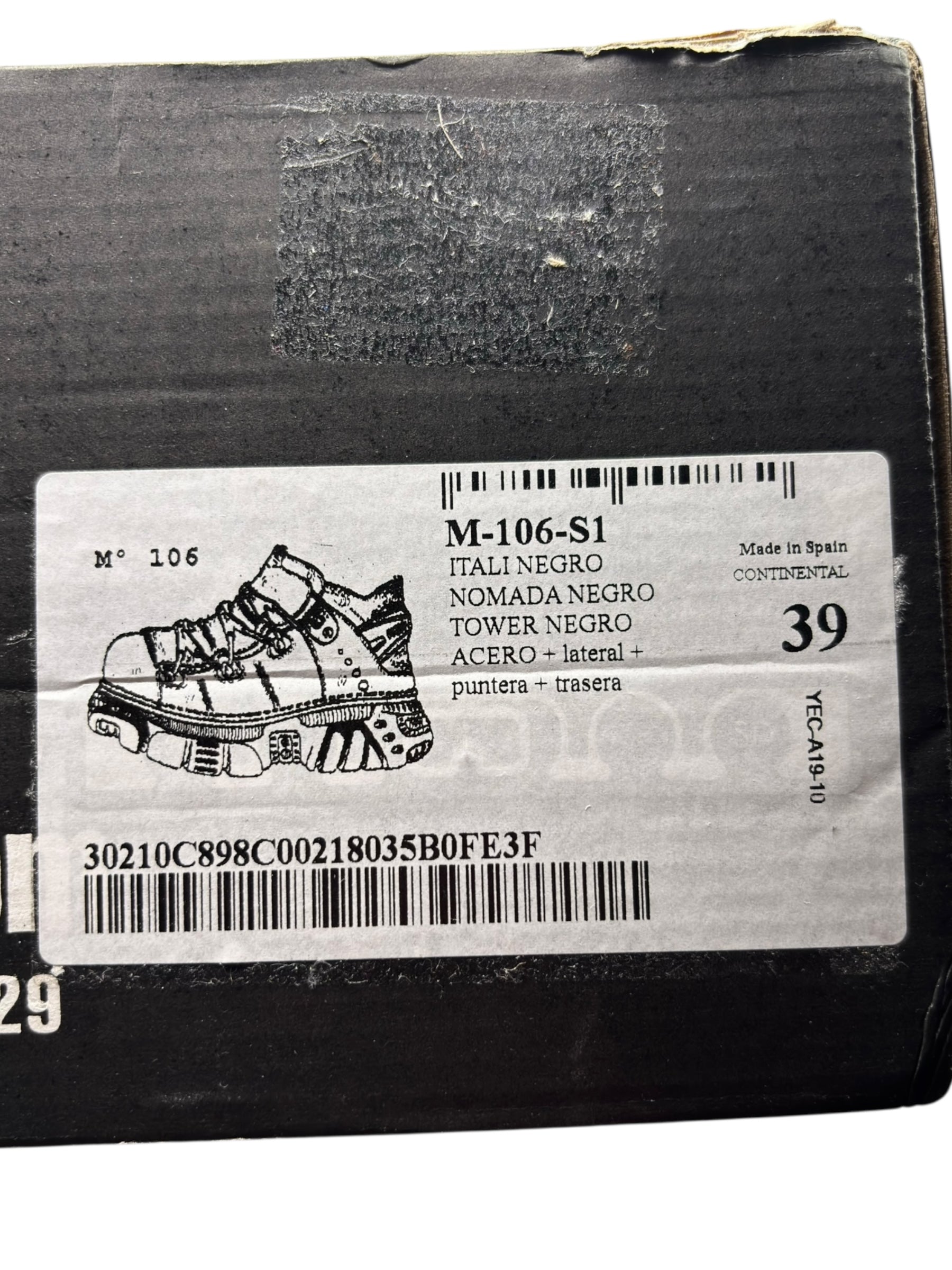 Vintage New Rock M-106-S1 platform boots size 41