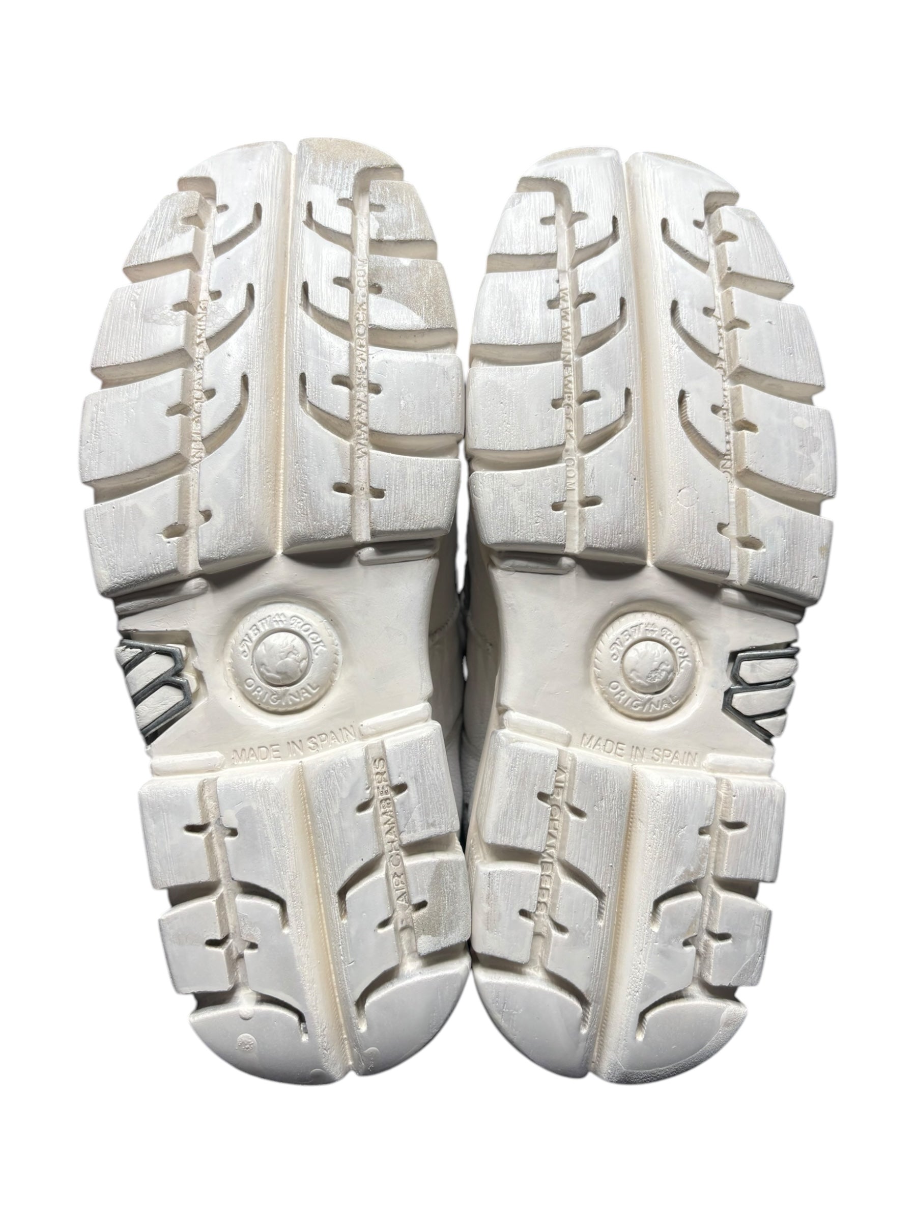 New Rock M-106 white platform boots size 43
