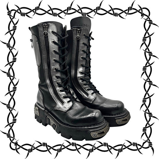 Vintage New Rock reactor boots size 39