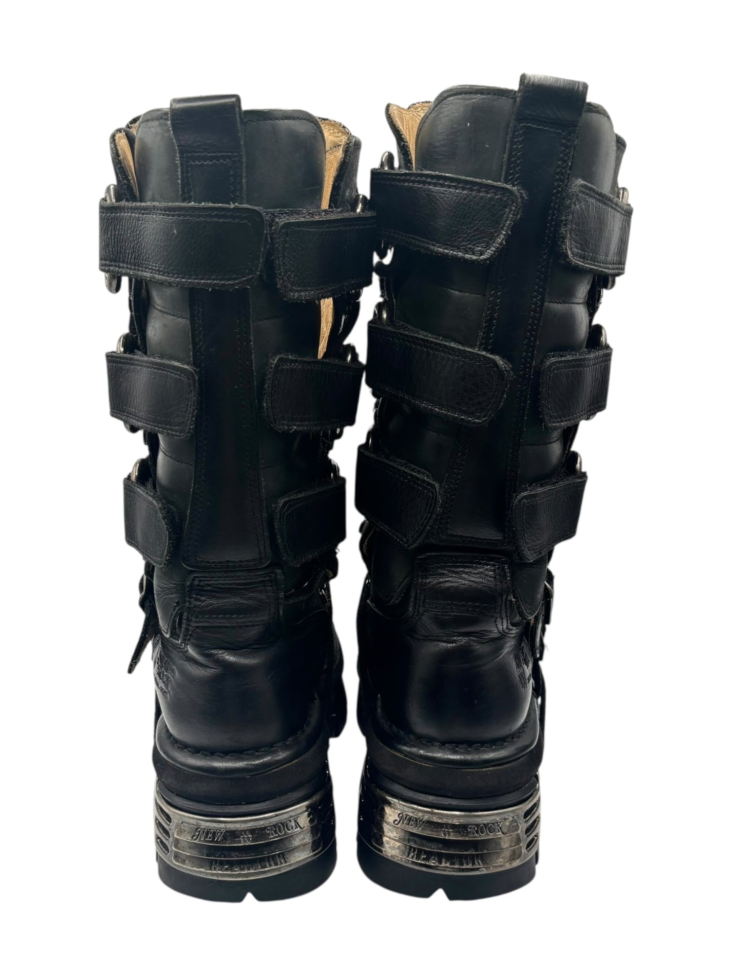Rare vintage New Rock reactor leather boots size 39