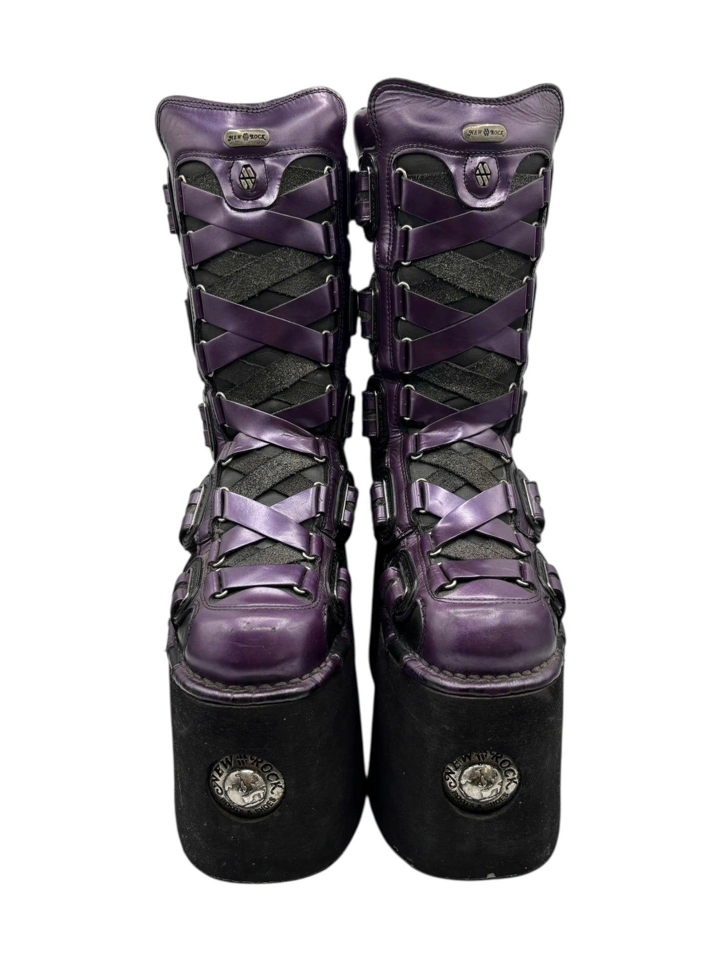 INSANELY RARE 1 of 1 vintage New Rock jupiter platform boots size 38