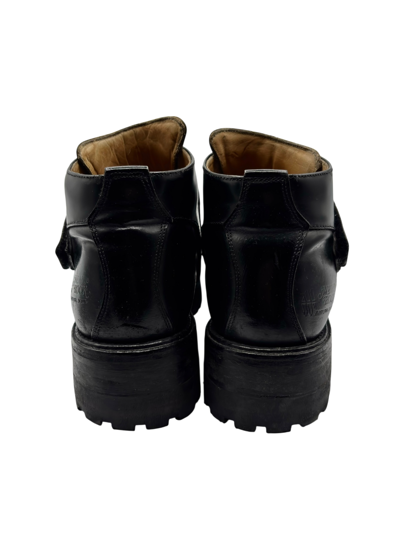 Vintage New Rock classic leather ankle boots size 41