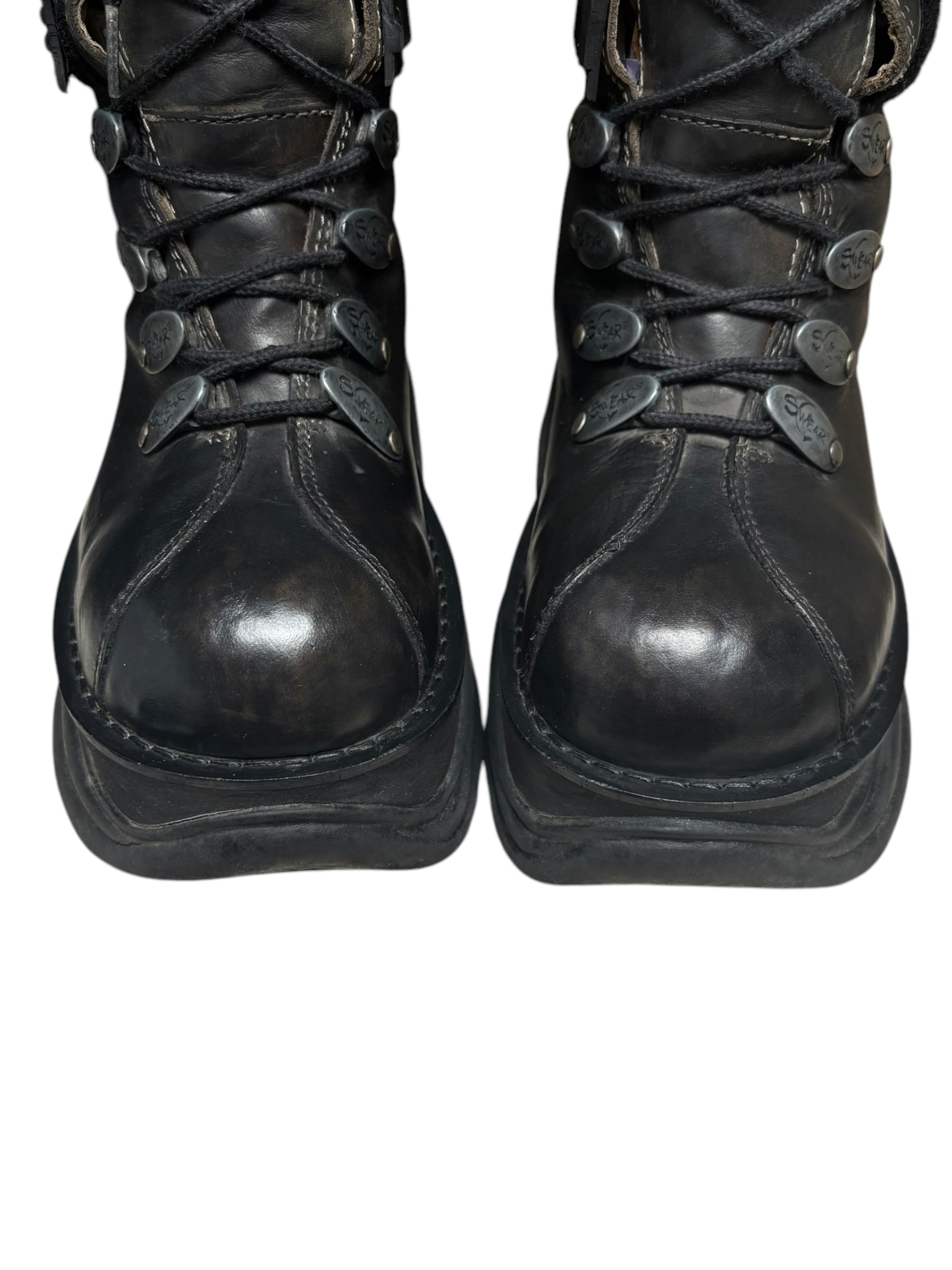 Vintage 90s Swear London alternative platform boots size 37