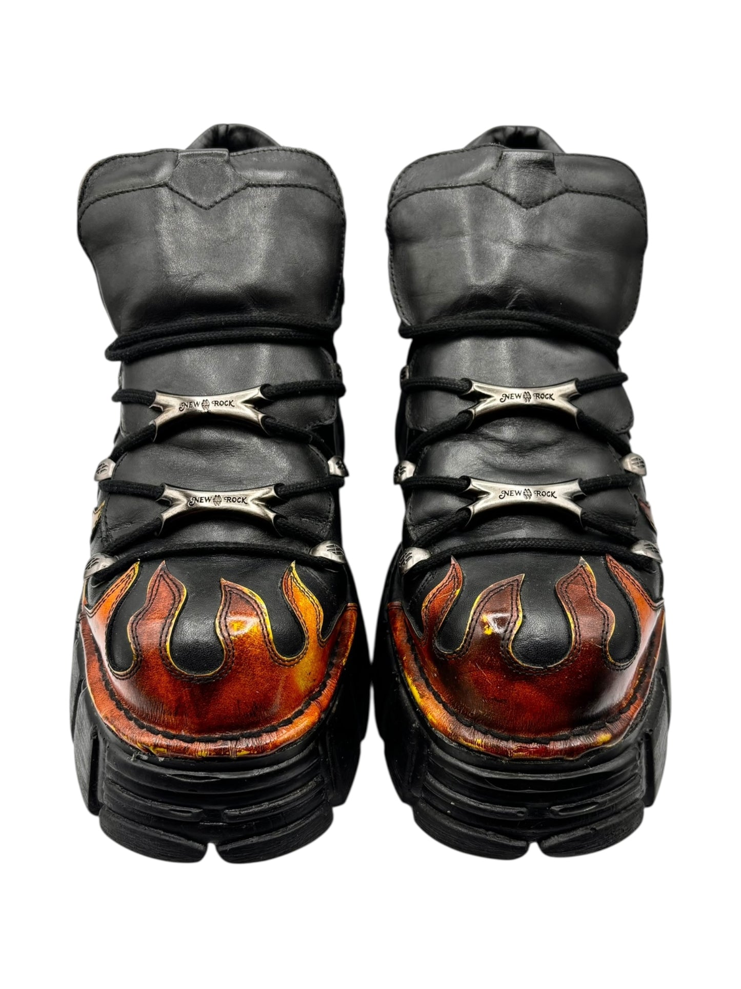 New Rock M106 flame platform boots&nbsp; size 45