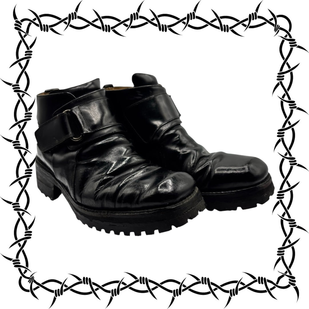 Vintage New Rock classic leather ankle boots size 41