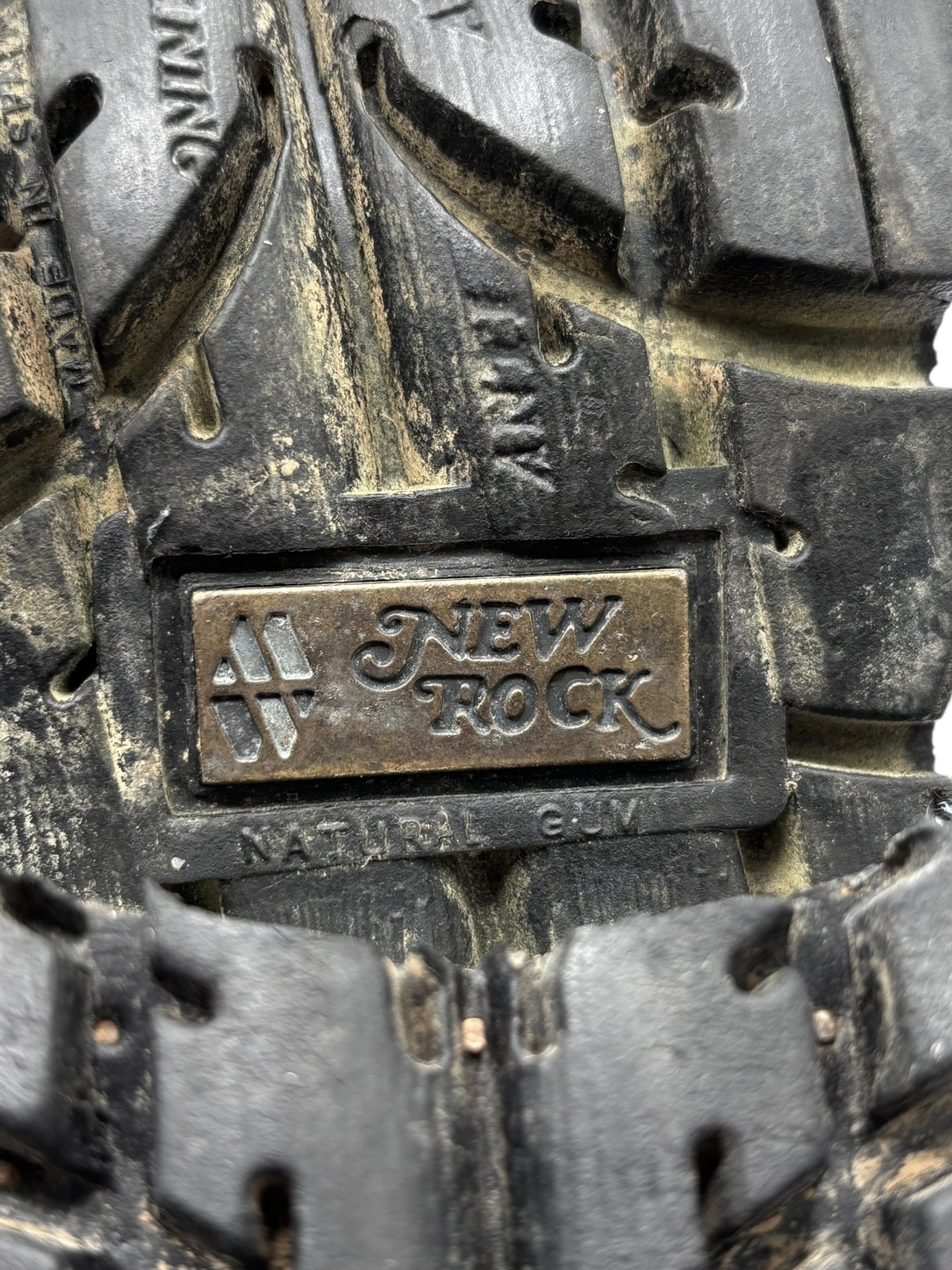 Rare vintage New Rock leather combat boots size 37