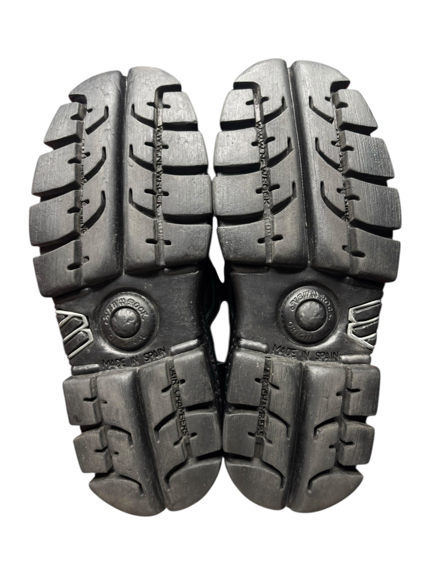 New Rock mili lace-up leather platform boots size 38